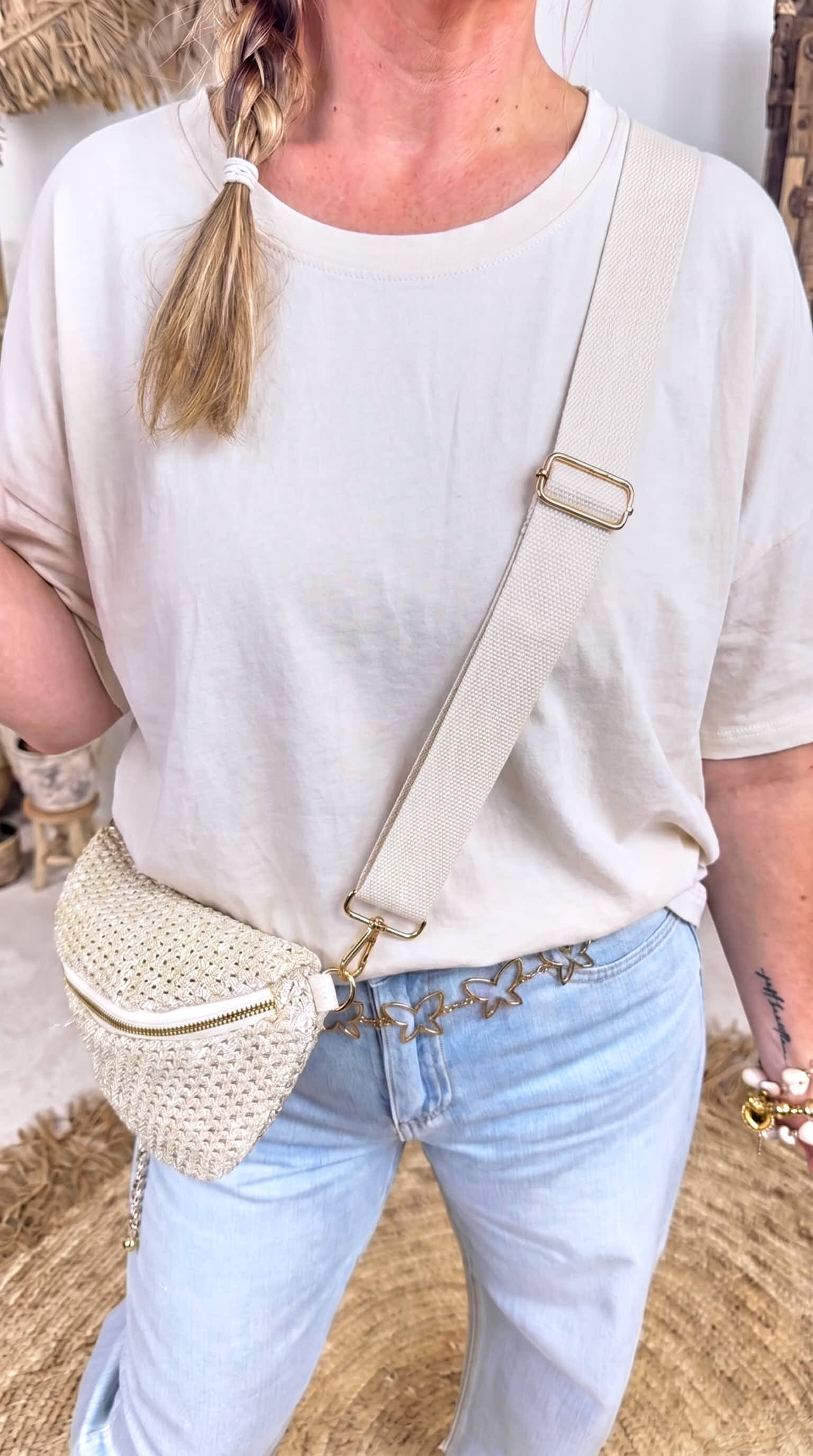 Oversized Shirt Power Mood *Creme*