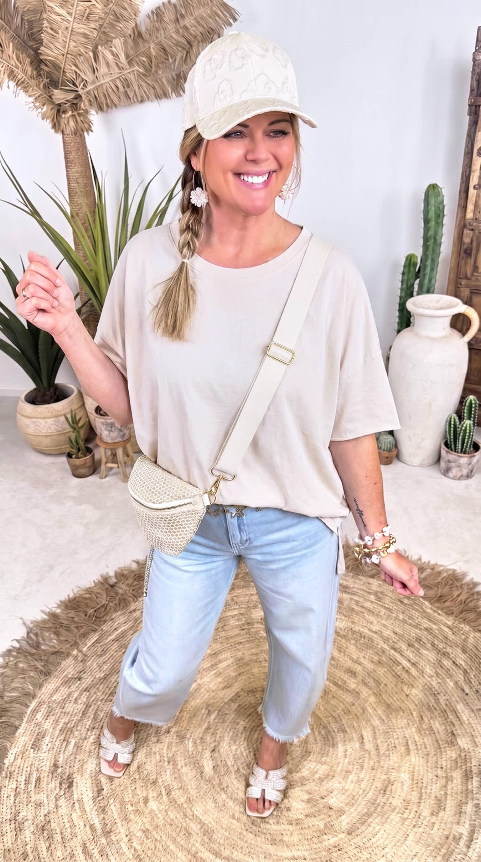 Oversized Shirt Power Mood *Creme*