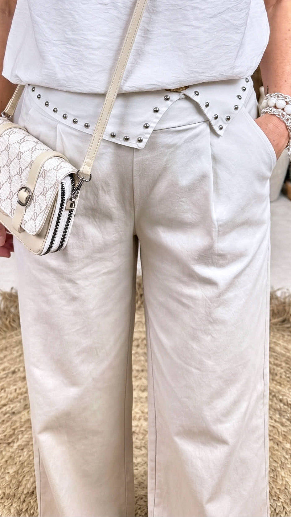 Hose Milano Flow *Beige*