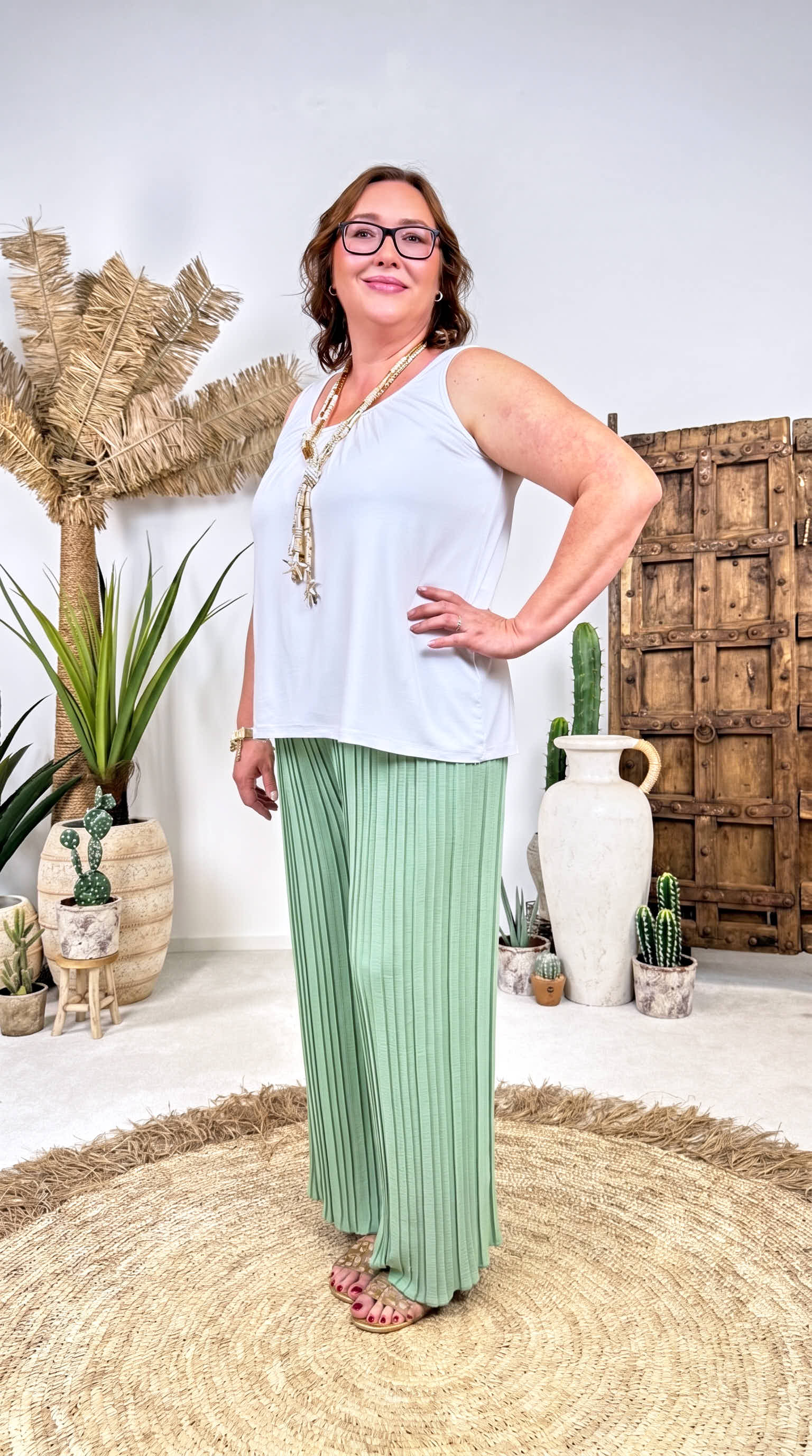 Culotte Hose Sunset Movement *Salbei*