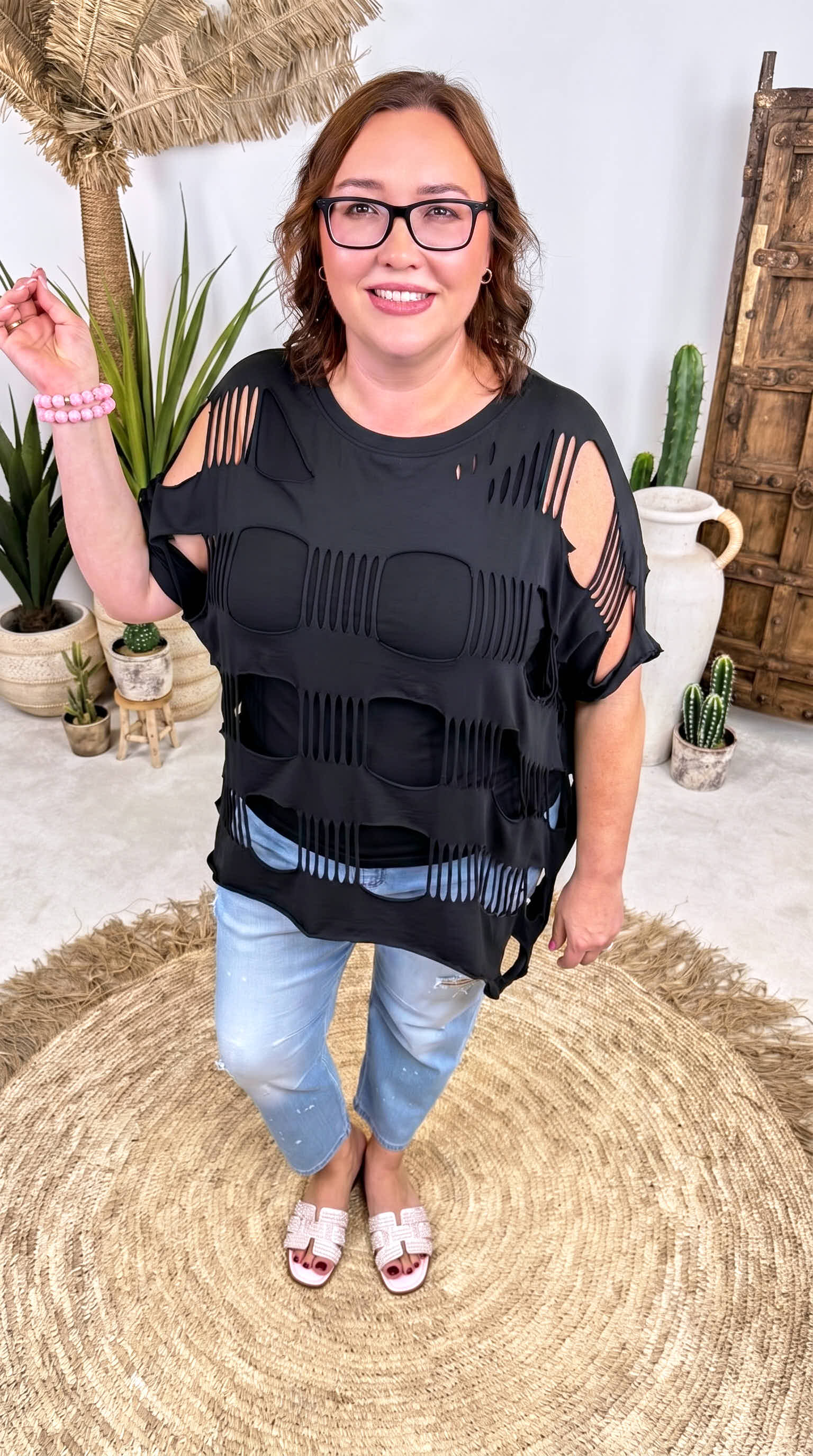 T-Shirt Rebel Beauty *Schwarz*