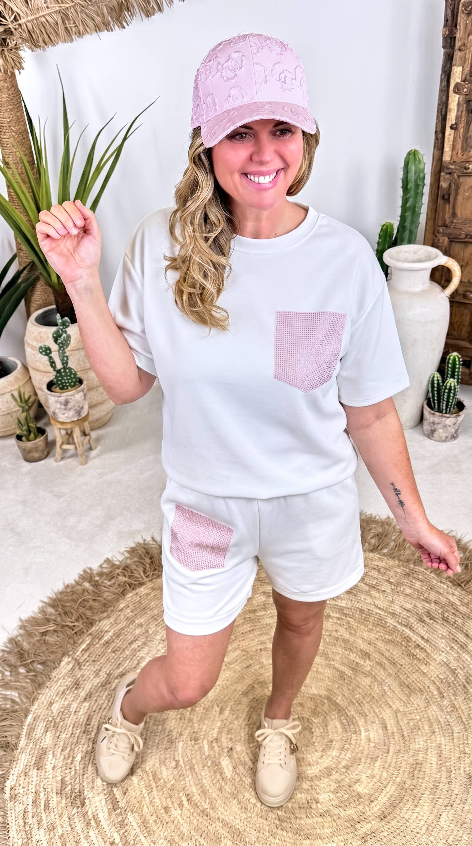 T-Shrit Sporty Beach *Weiß*