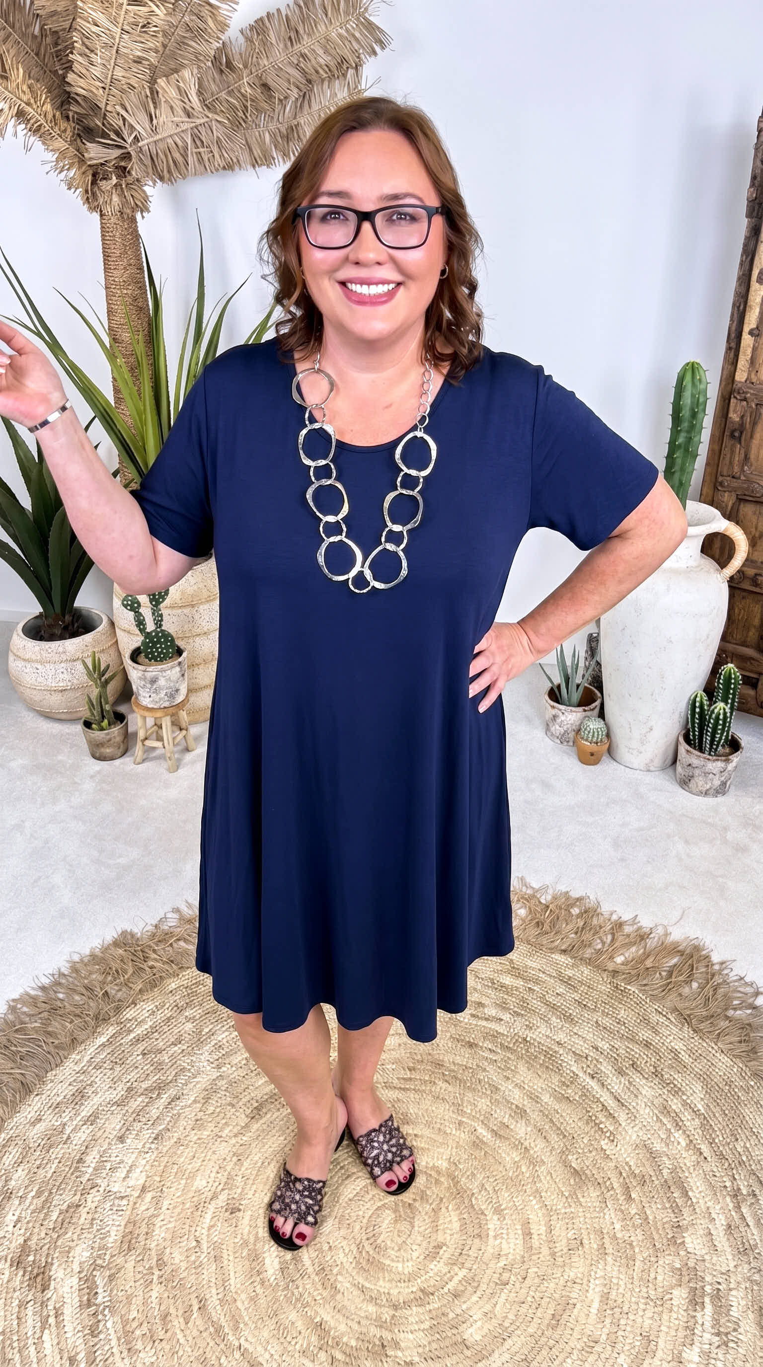 Kleid Smooth Touch *Dunkelblau*