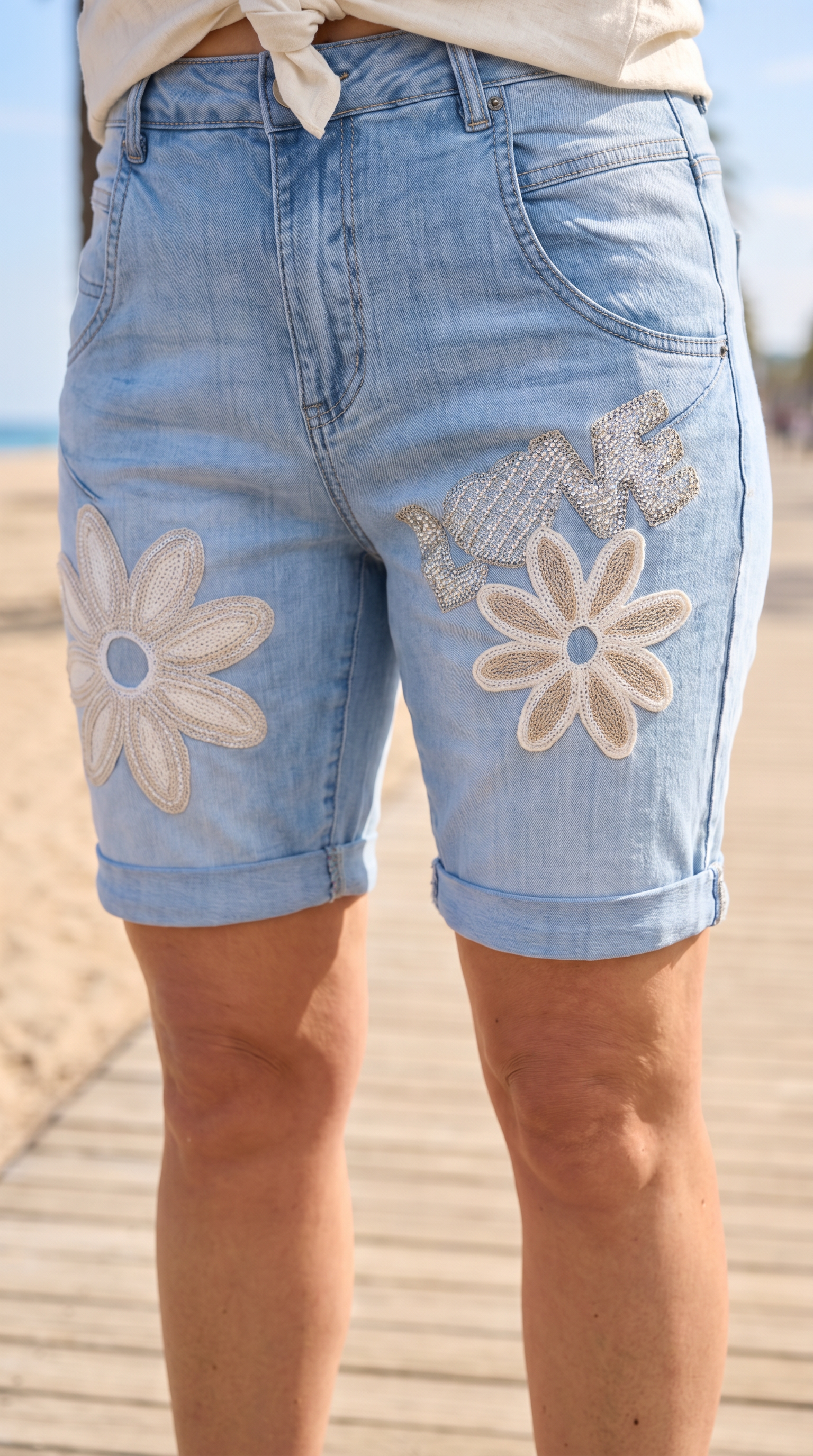 Jeans Bermuda Summer Daisy