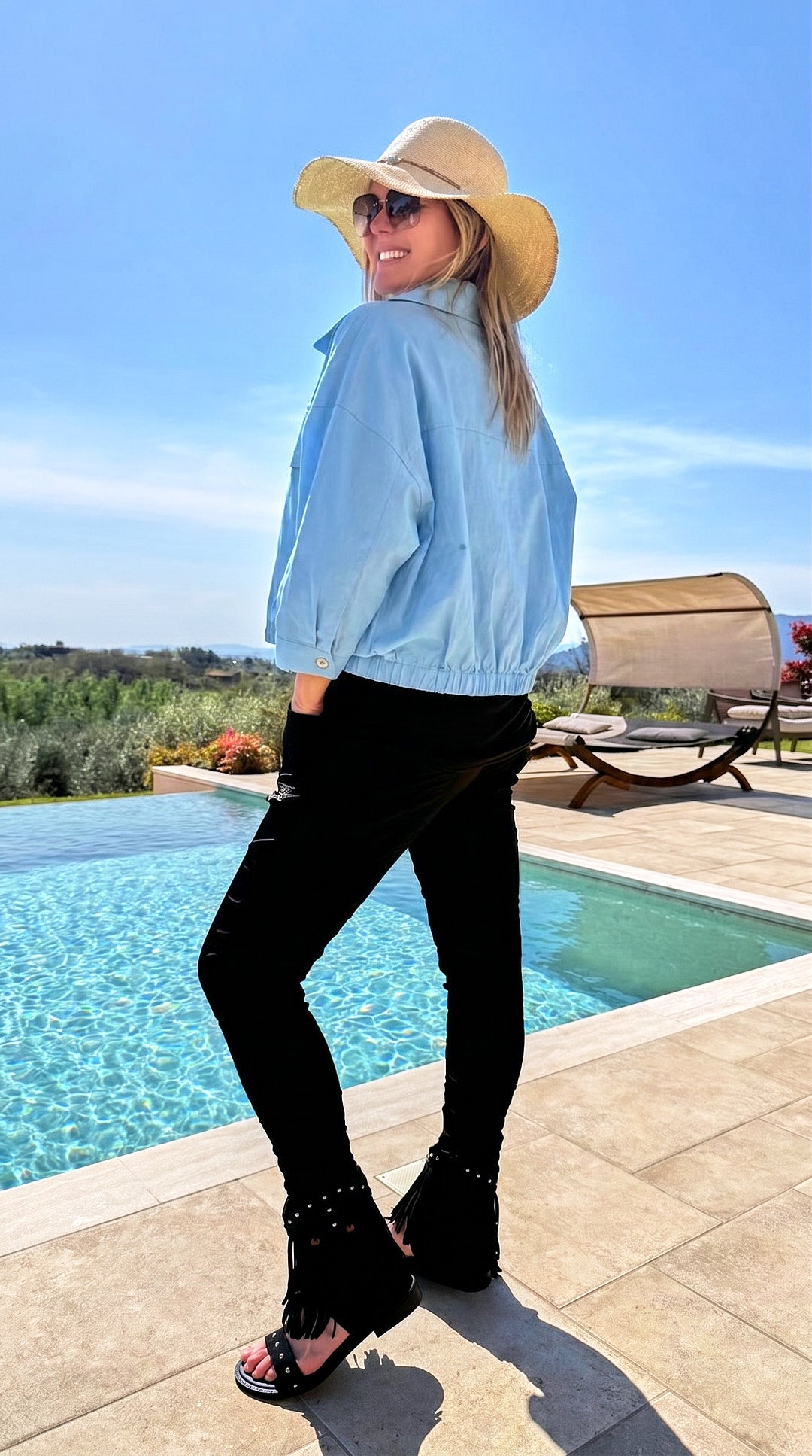 Jacke Urban Chic *Hellblau*