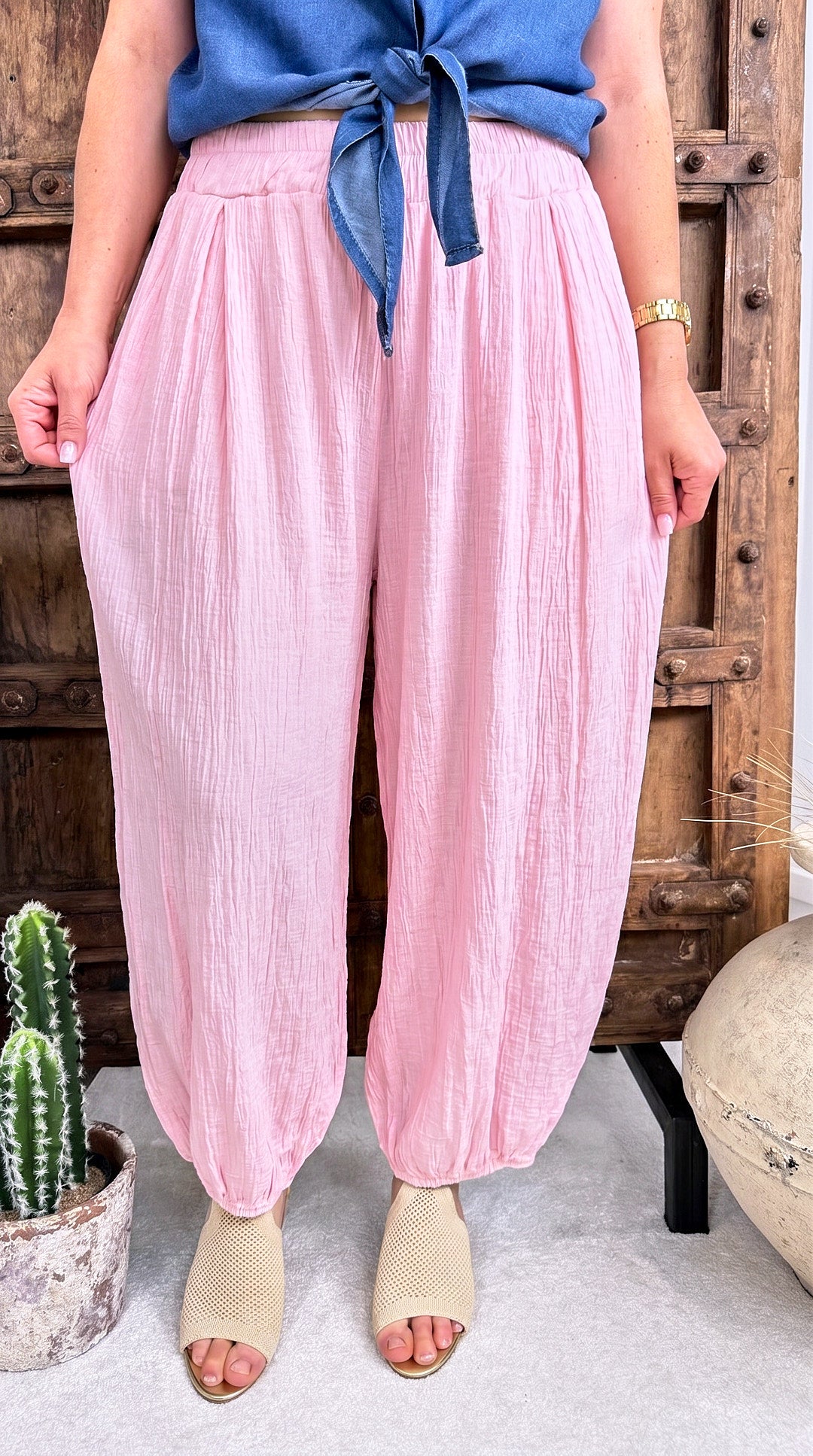Hose Crinkle Flow *Rosa*