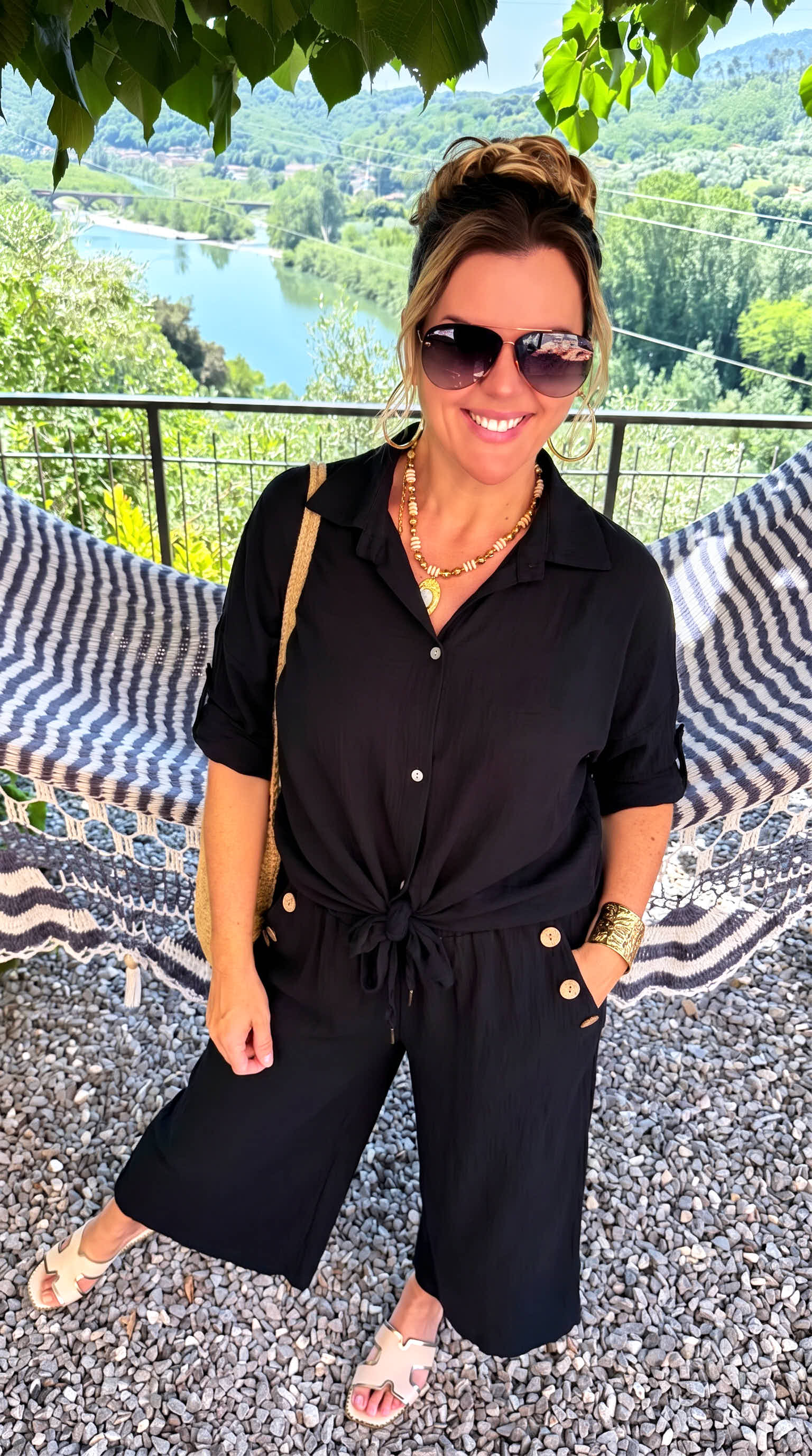 Bluse Breeze Habour *Schwarz*