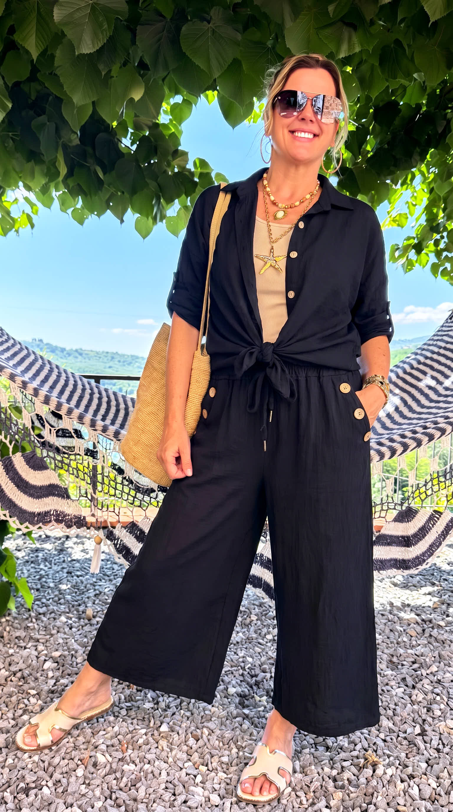 Bluse Breeze Habour *Schwarz*