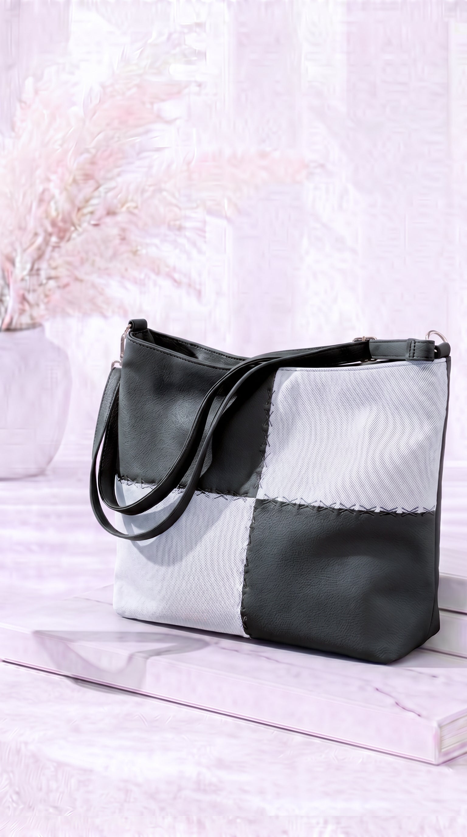 Tasche Patchwork Chic *Schwarz*