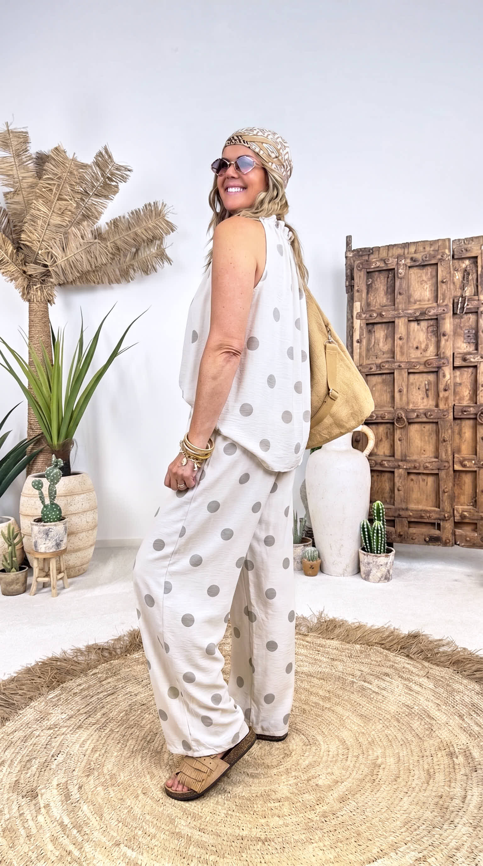 Blusentop Summer Dotty *Creme*