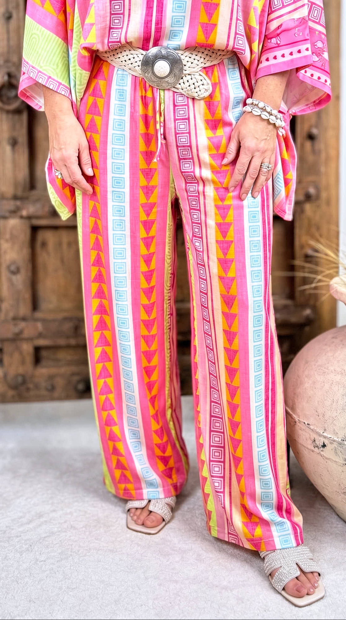 Weite Hose Ibiza Color Flow