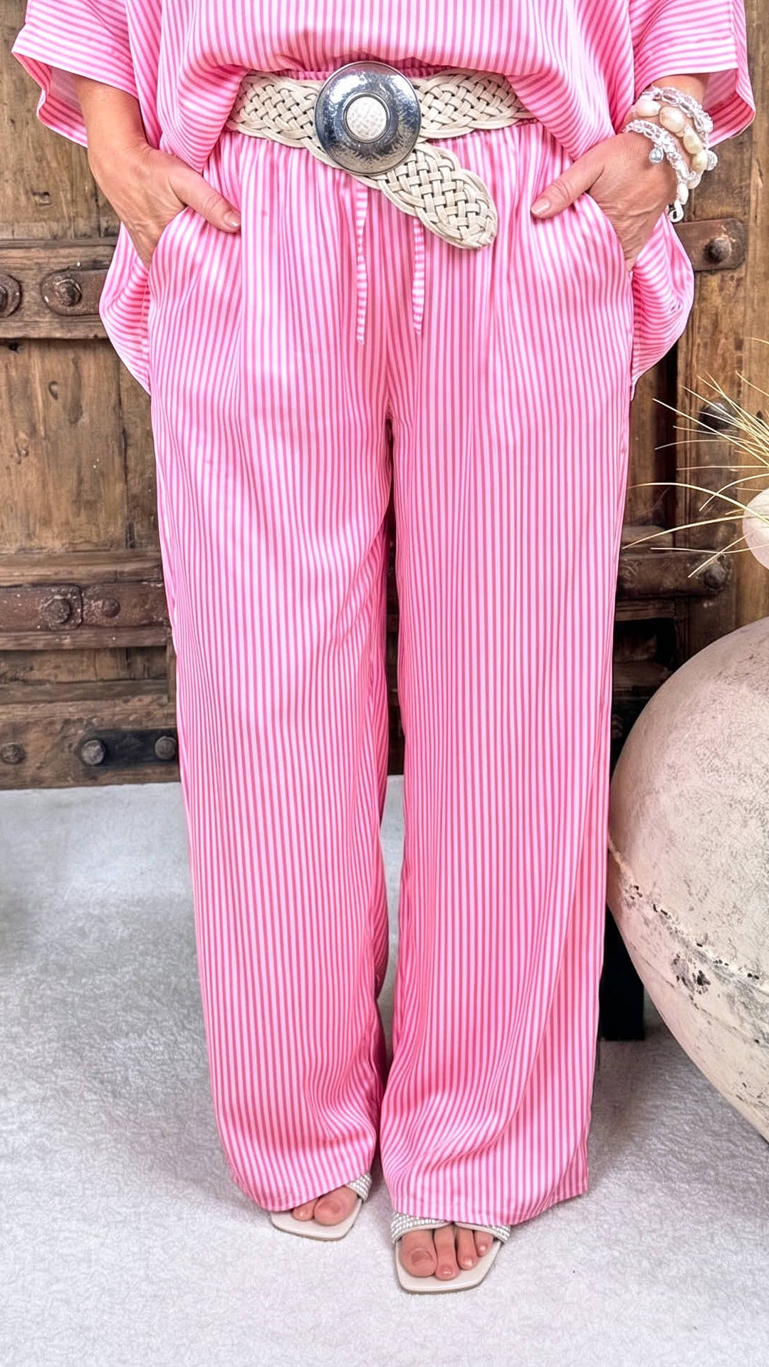 Weite Hose Candy Capri