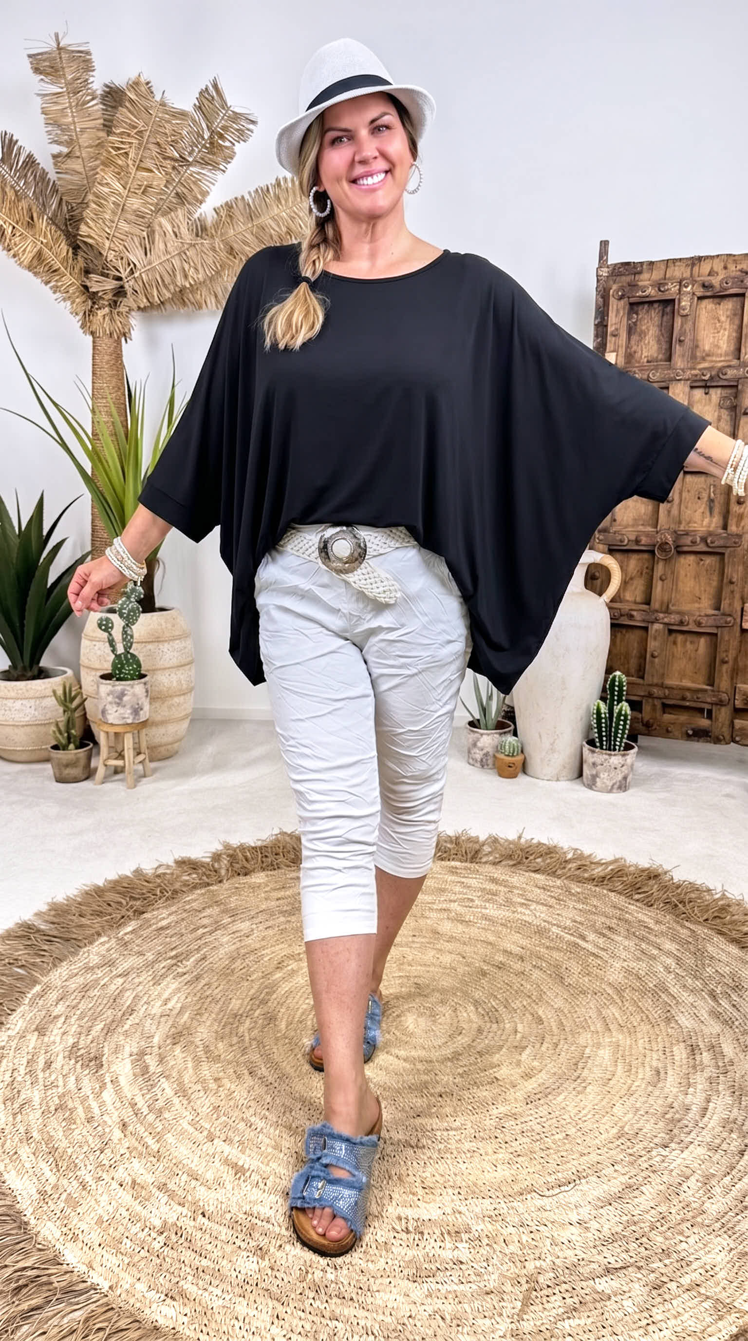 Oversized Shirt Lady in Love *Schwarz*