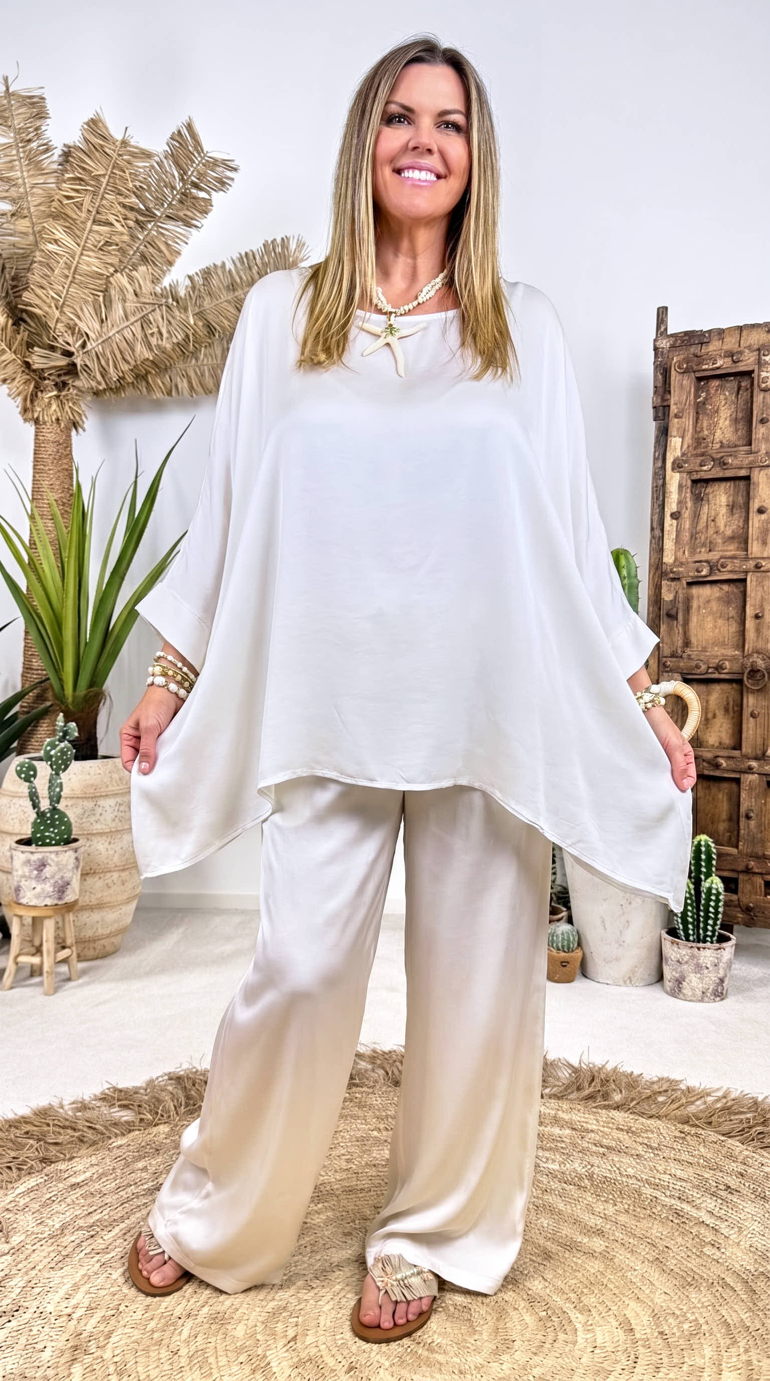 Blusenshirt Everyday Flow *Beige*
