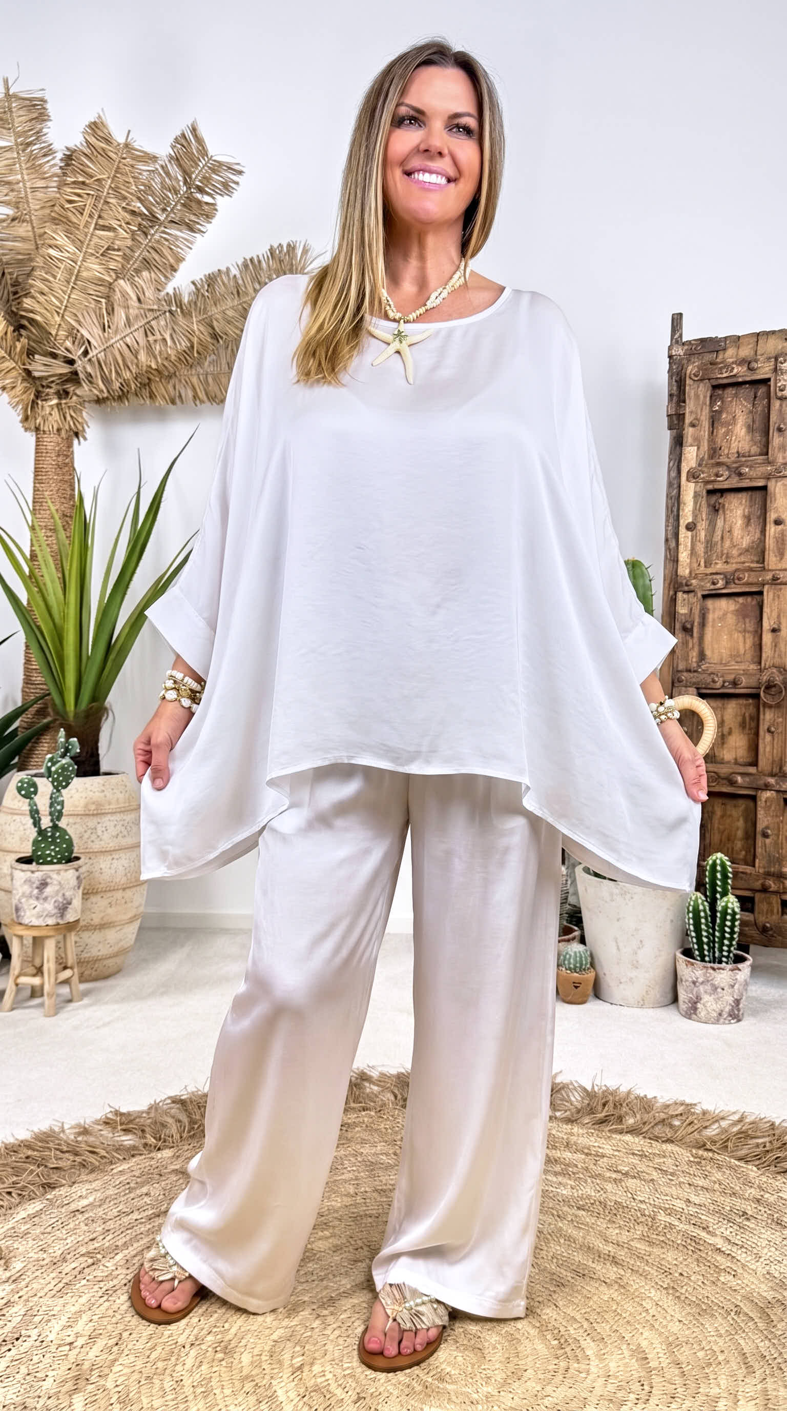 Weite Hose Soft Comfort *Creme*