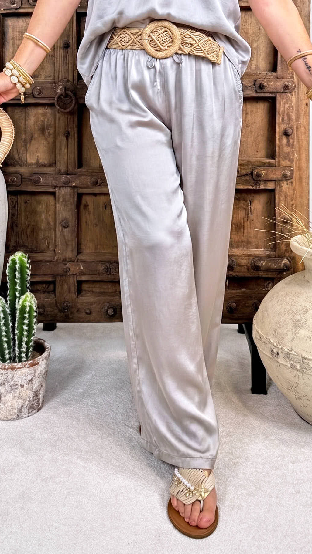 Weite Hose Soft Comfort *Taupe*