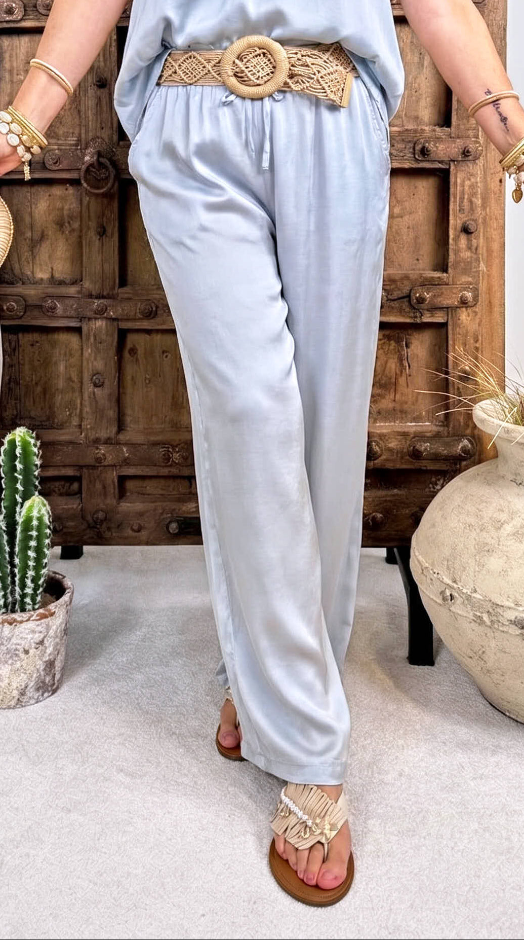 Weite Hose Soft Comfort *Silbergrau*