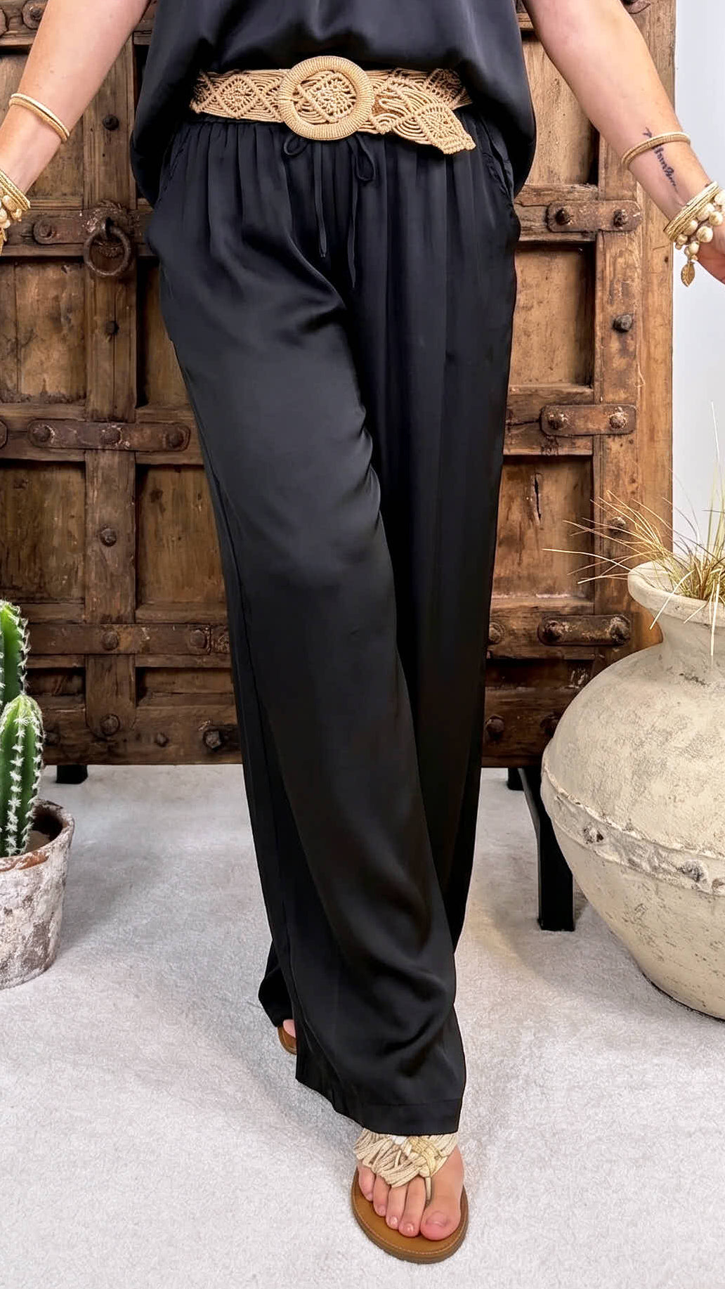 Weite Hose Soft Comfort *Schwarz*