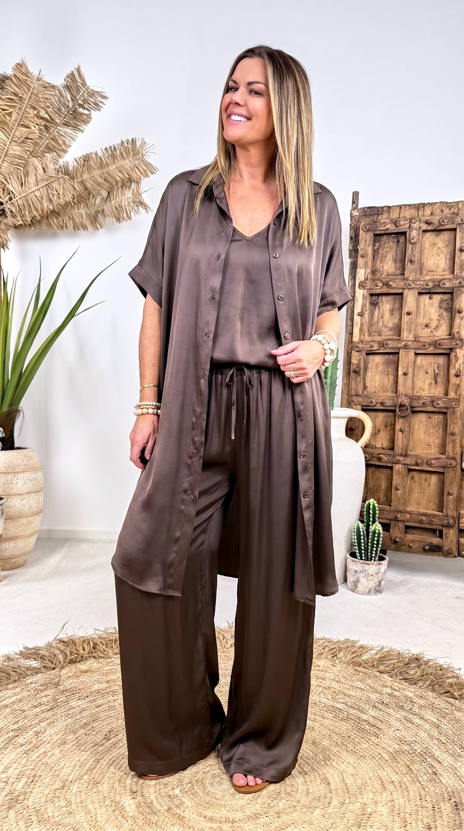Long-Bluse Casual Weekend *Schoko*
