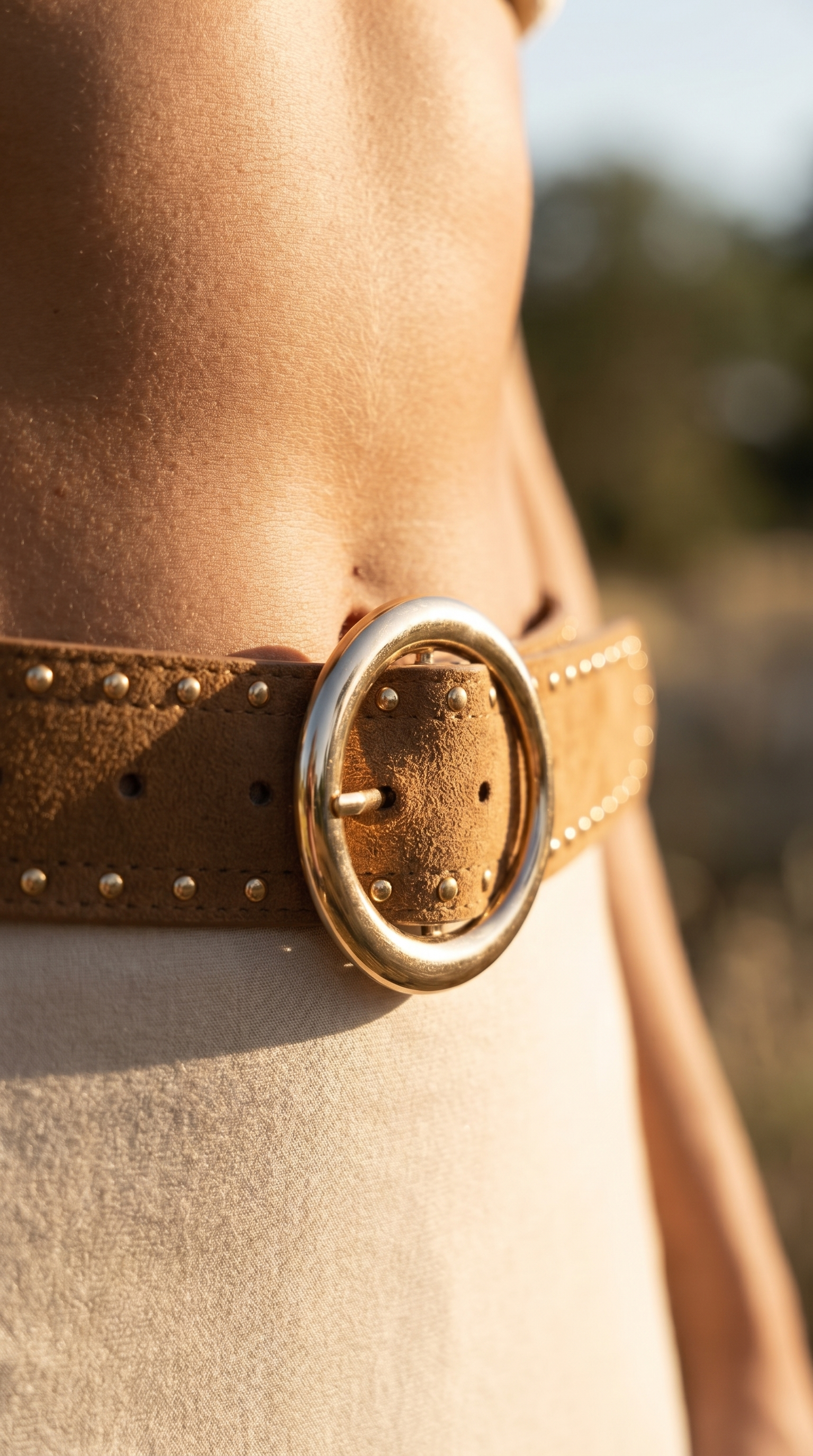 Gürtel Wild Studs *Camel*