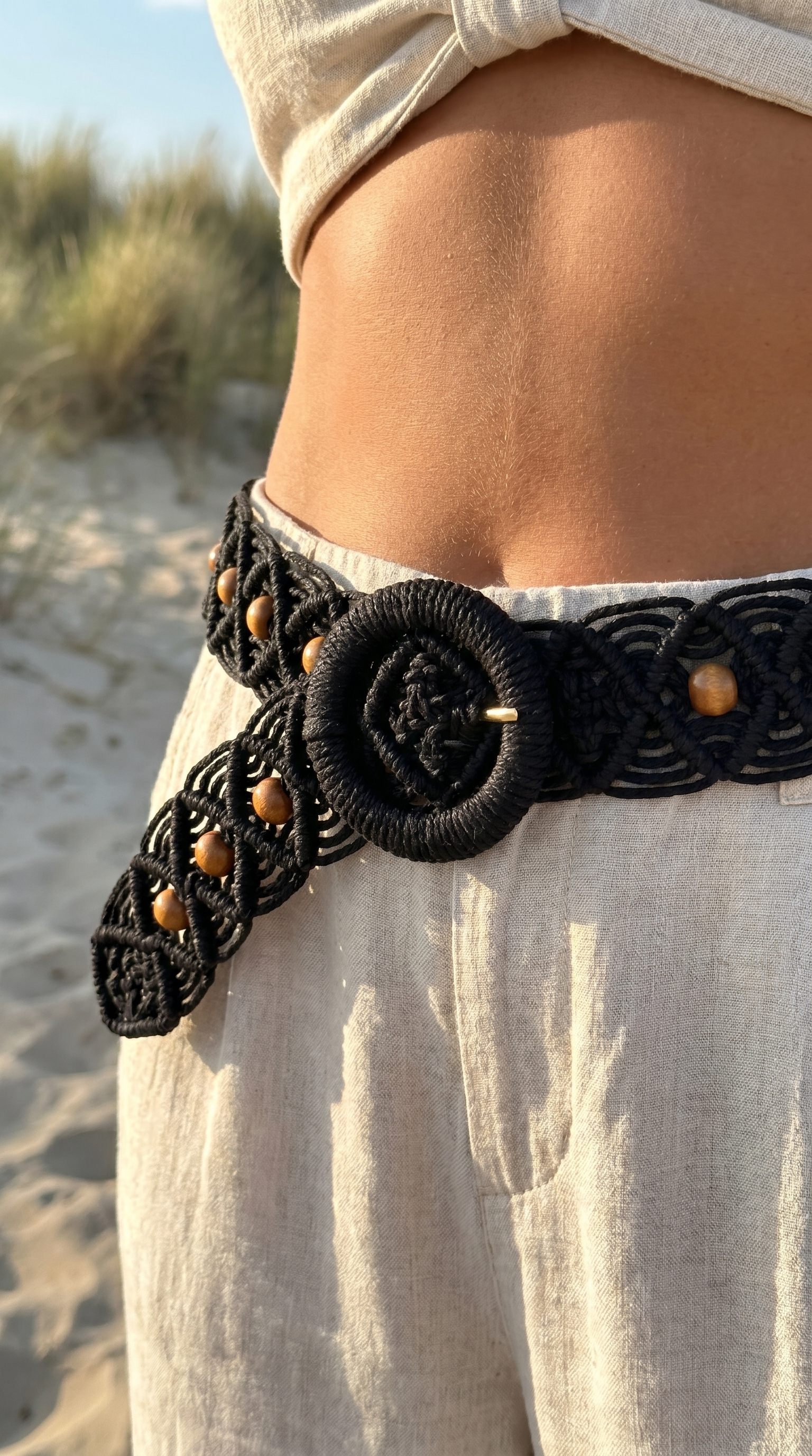 Gürtel Beach Elegance *Schwarz*