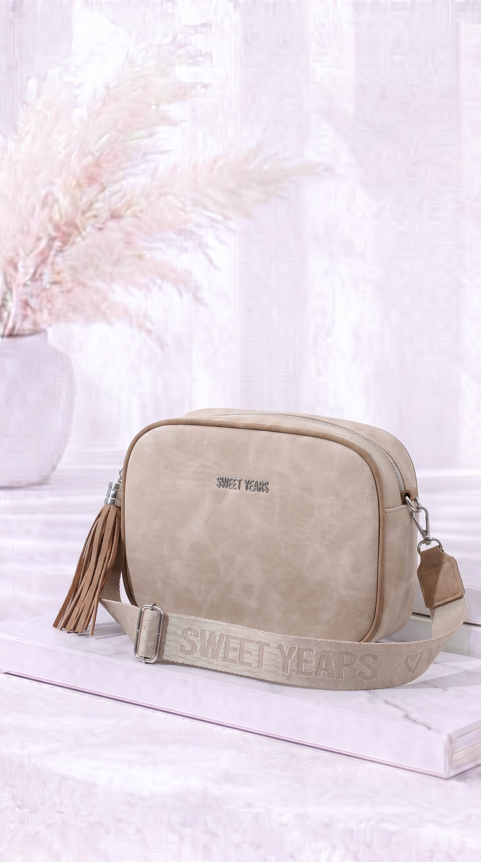 Kleine Handtasche Holiday Story *Creme*