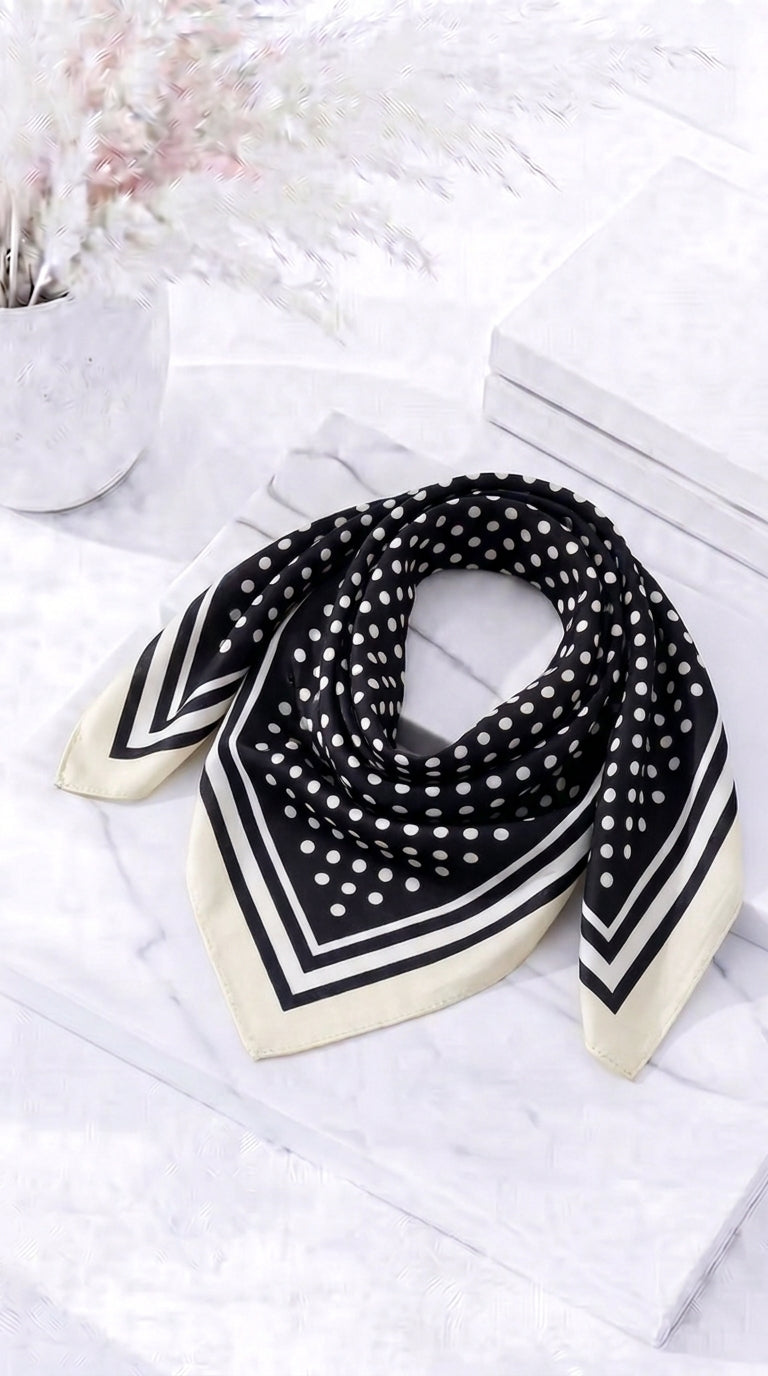 Halstuch Parisienne Dots *Schwarz*