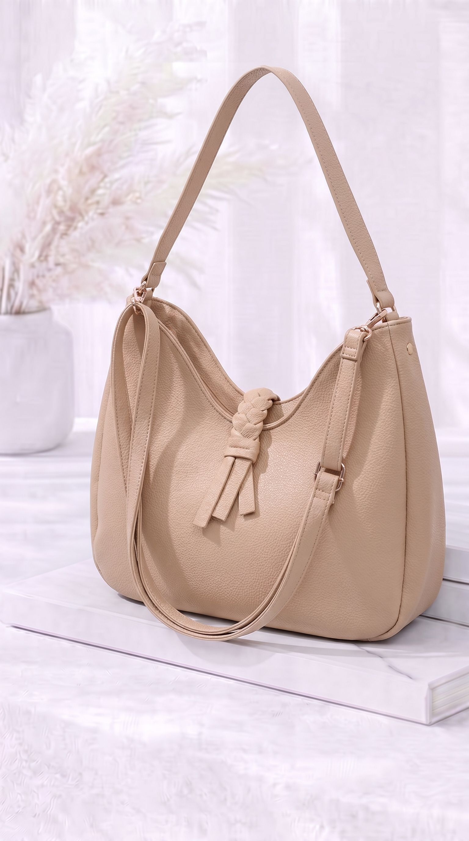 Handtasche Summer Braid *Camel-hell*