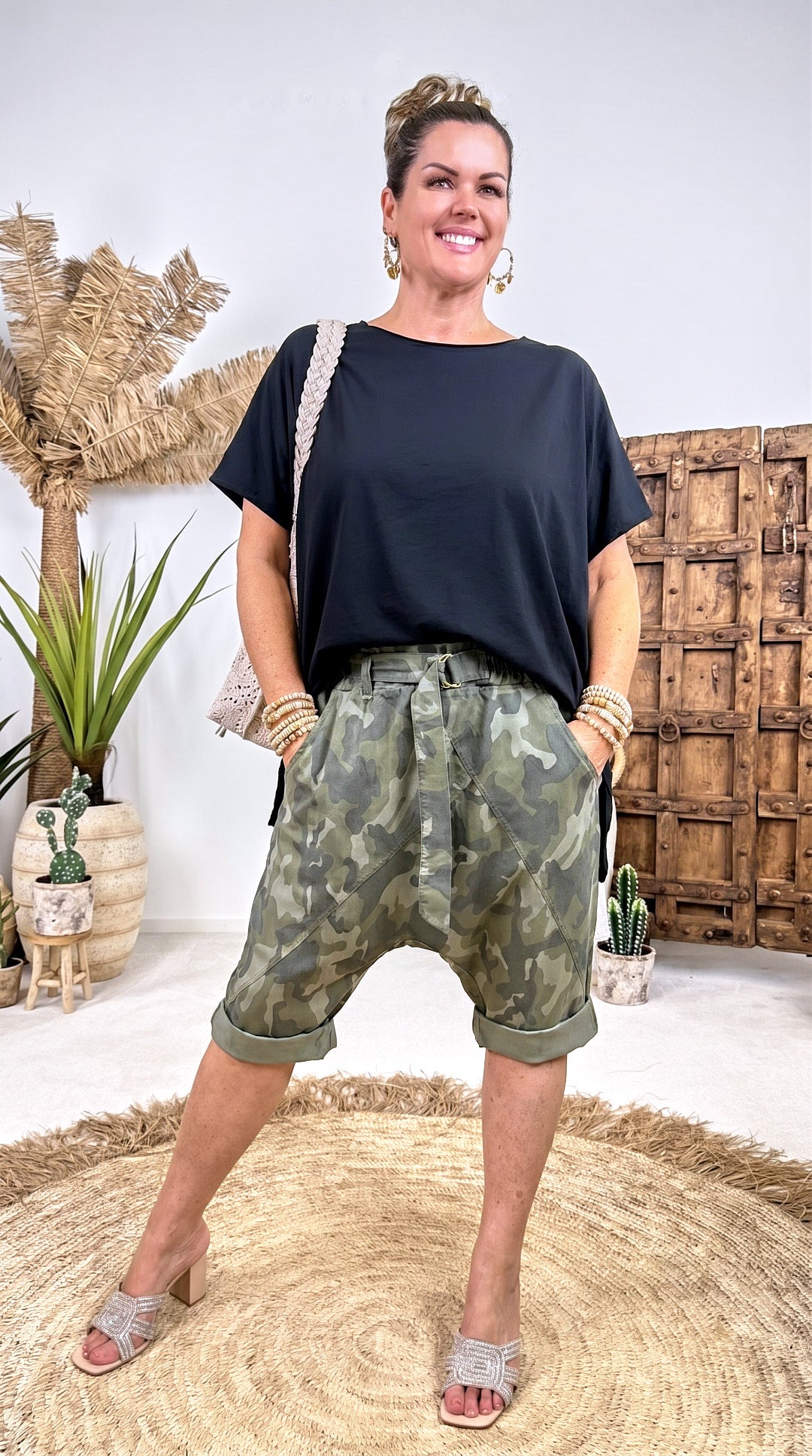 Bermuda Baggy Explorer Love *Khaki*