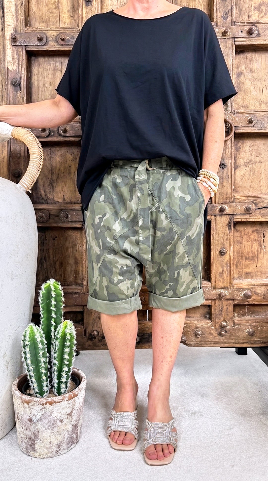 Bermuda Baggy Explorer Love *Khaki*