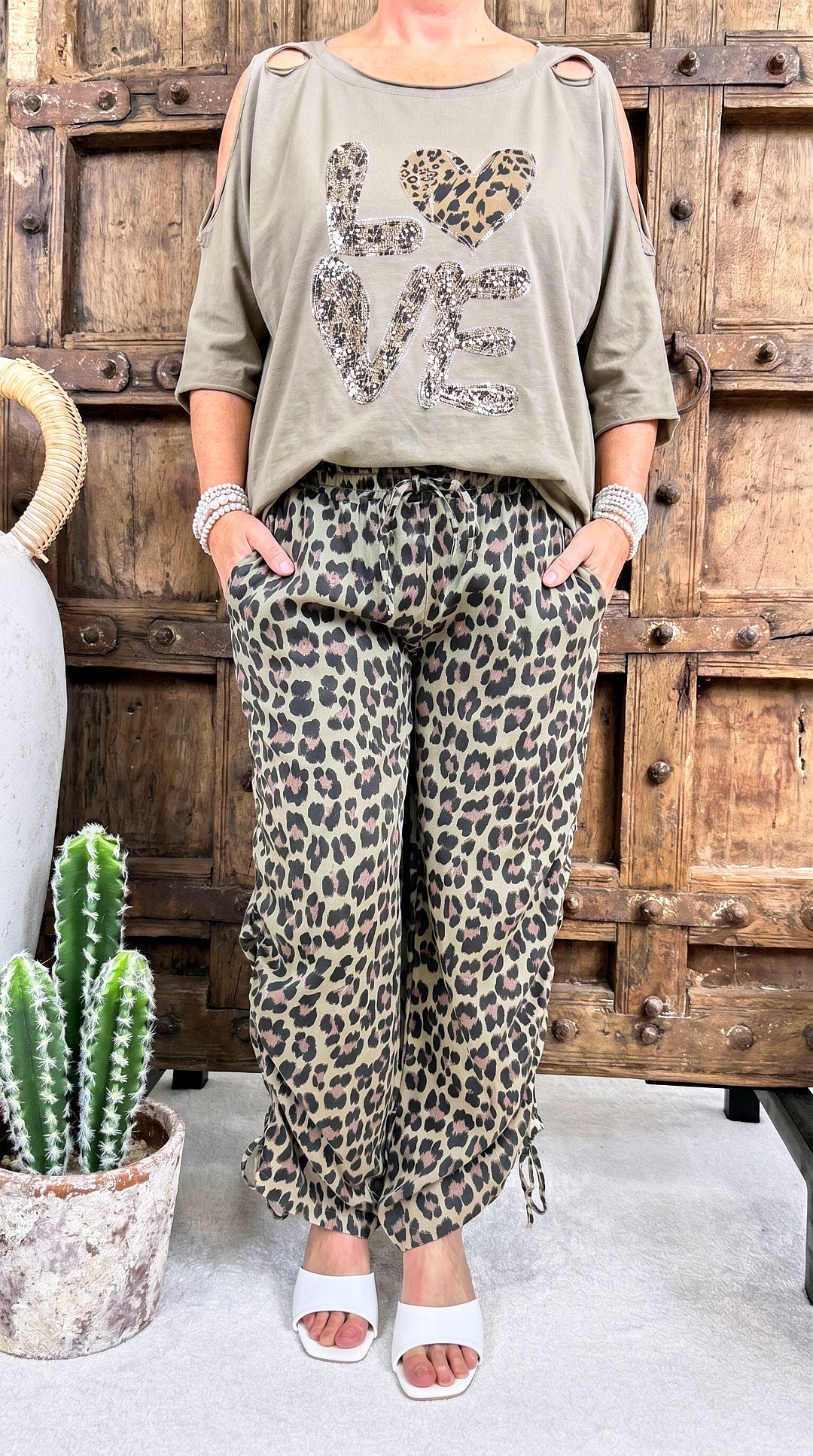 Hose Leopard Breeze *Khaki*