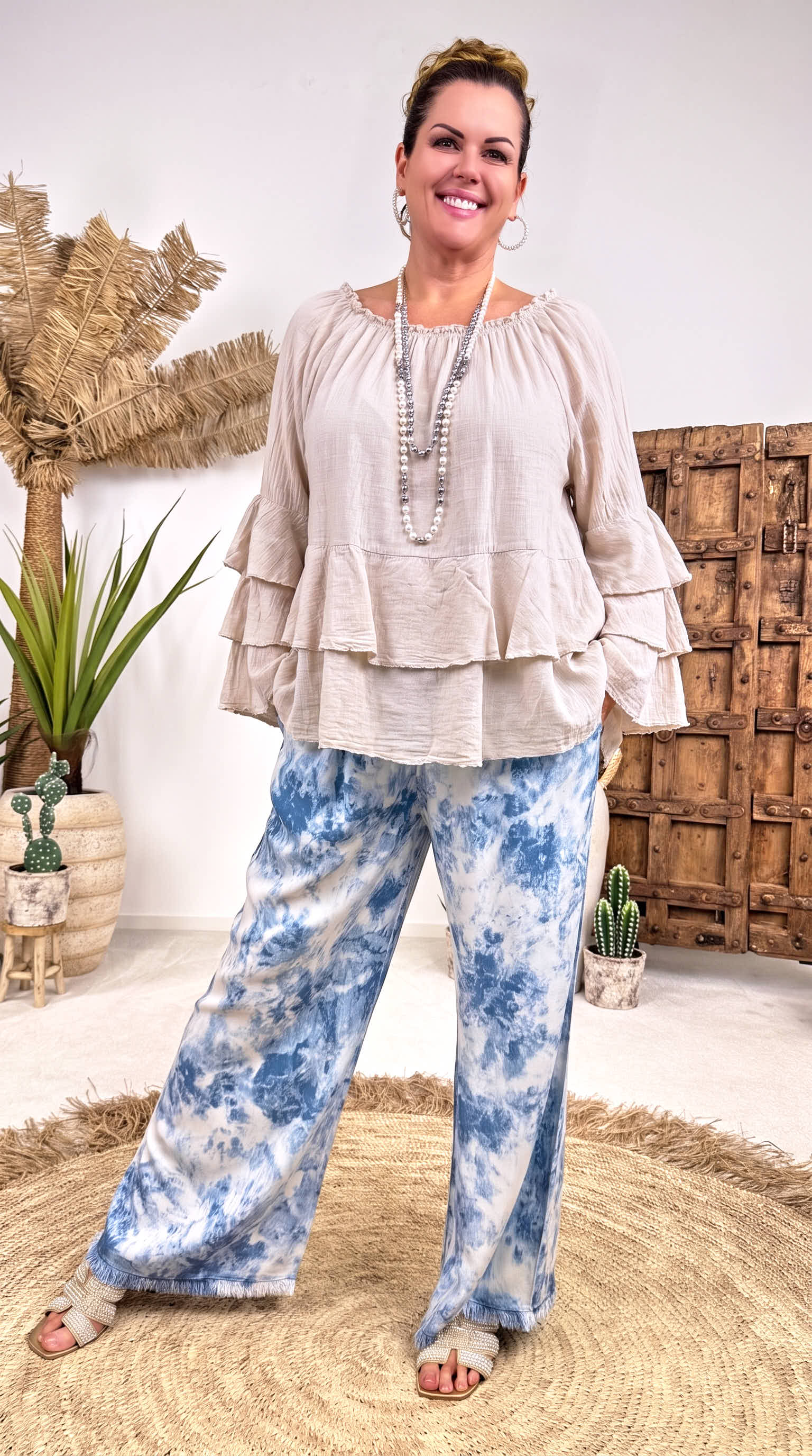 Bluse Dreamy Romance *Beige*