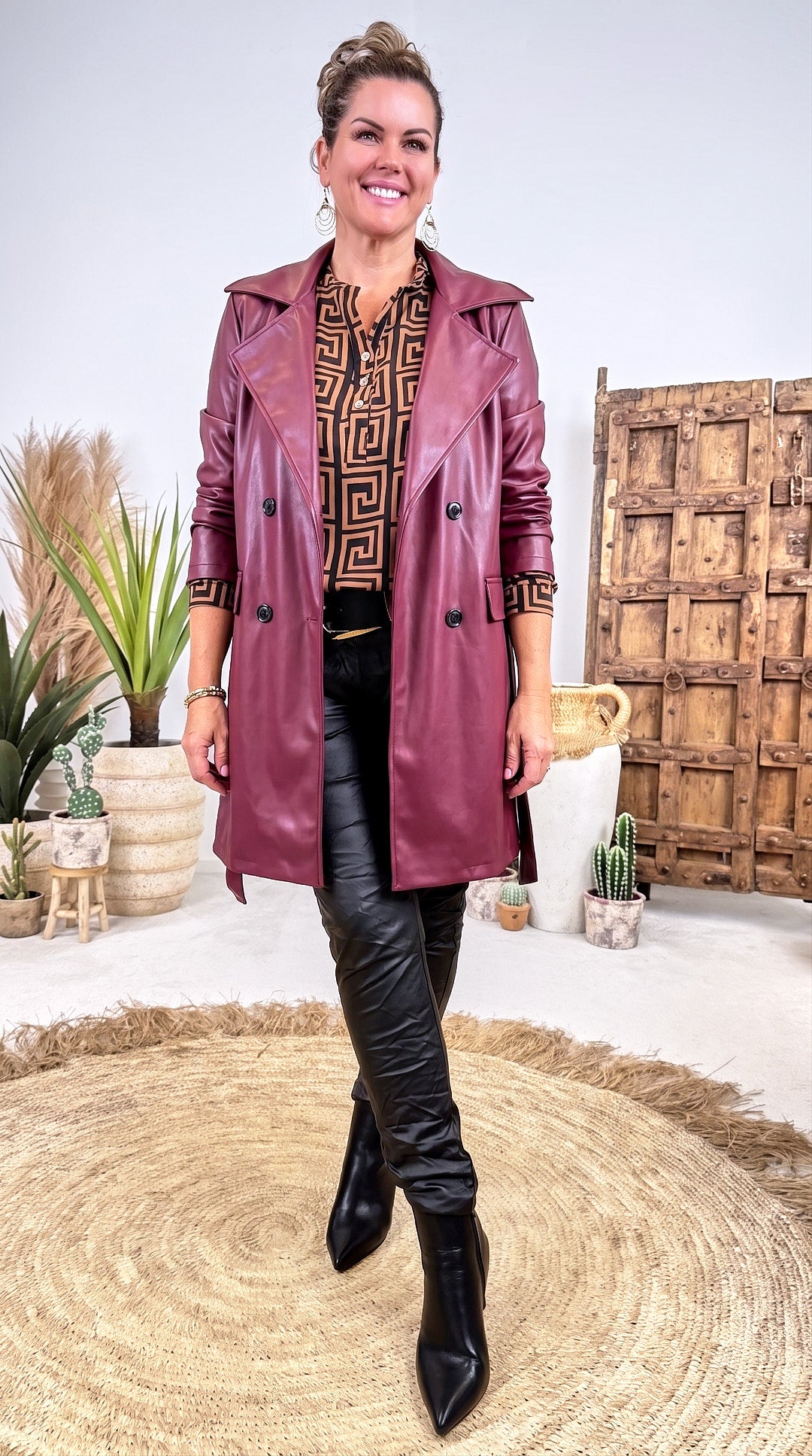 Trenchcoat Ashwood  *Bordeaux*