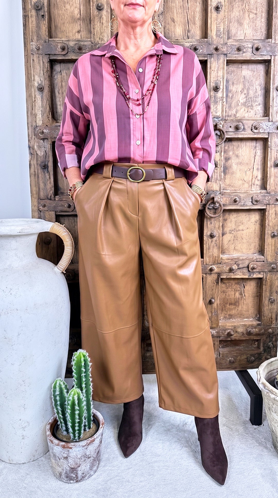 Weite Hose Obsidian Belt *Camel*