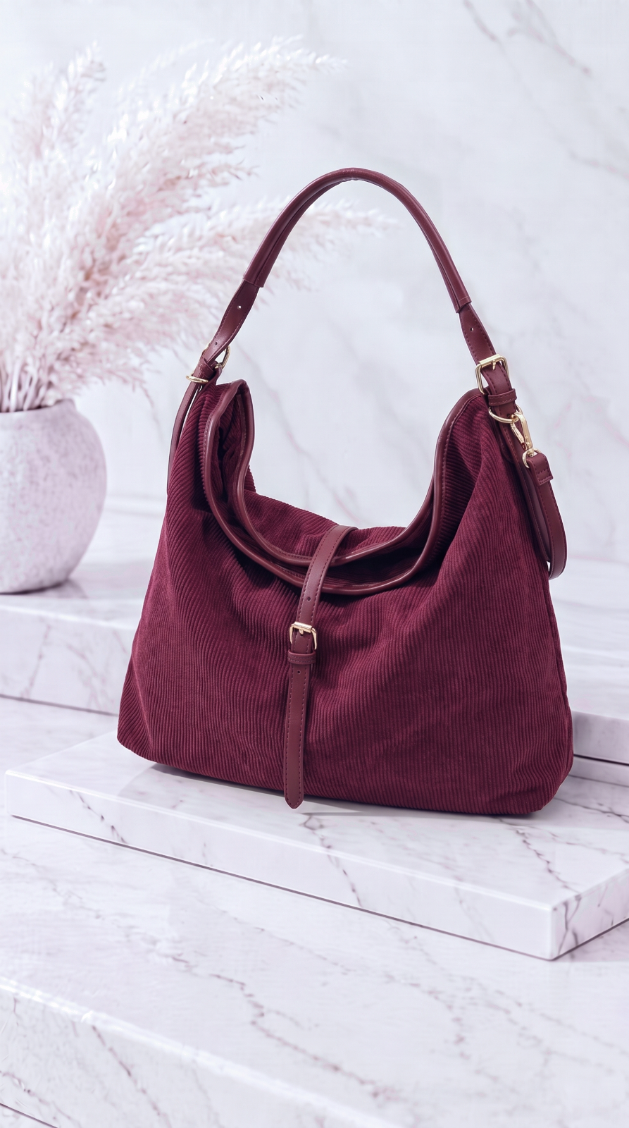 Handtasche Quasar Soft *Bordeaux*