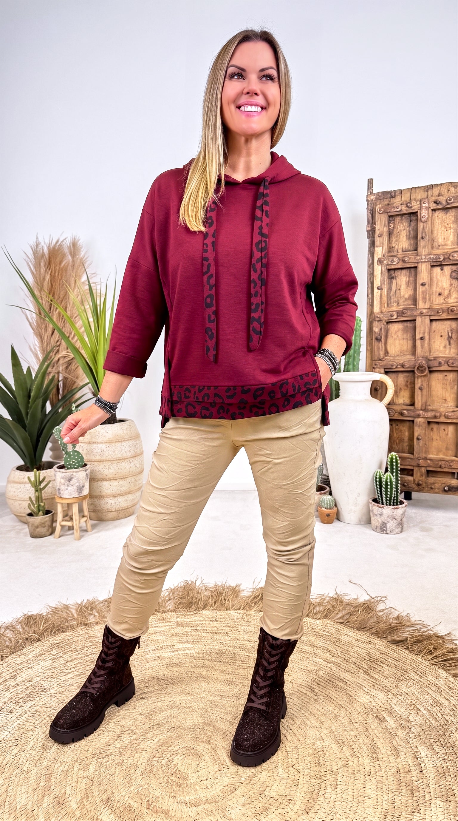 Hoodie Amber Grove *Bordeaux*