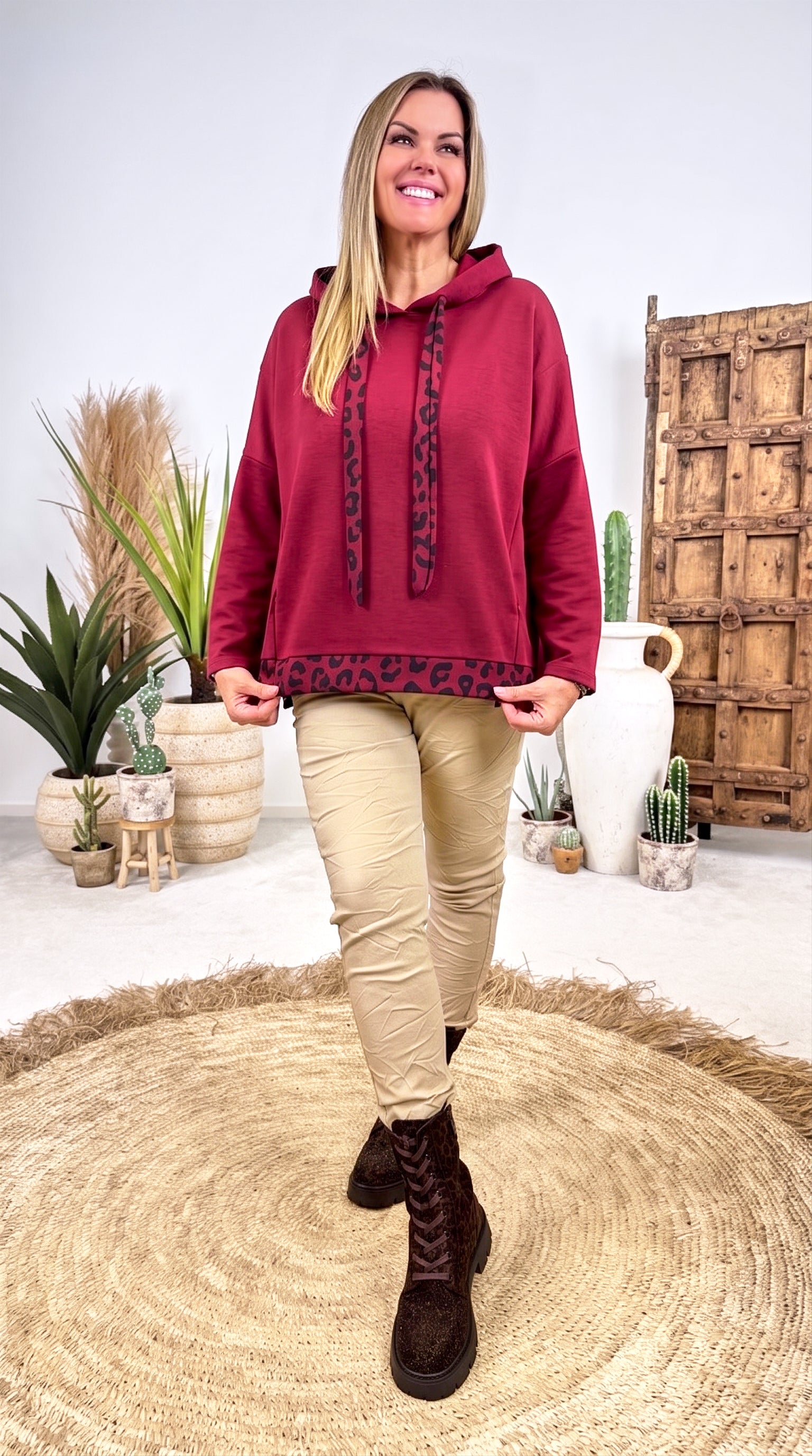 Hoodie Amber Grove *Bordeaux*