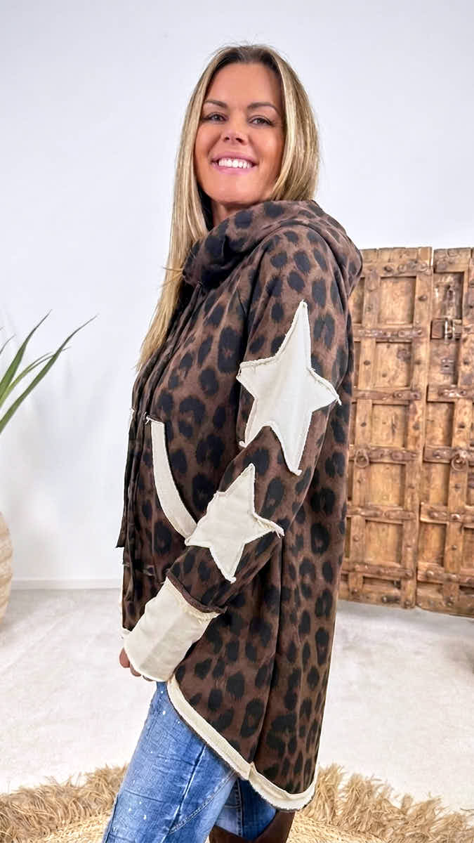 Long-Hoodie Mirano *Taupe*