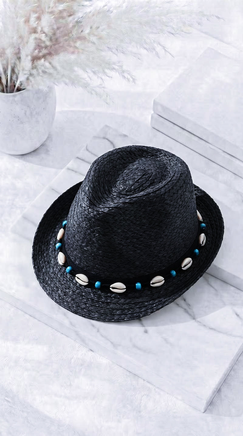 Hut Cowrie *Schwarz*