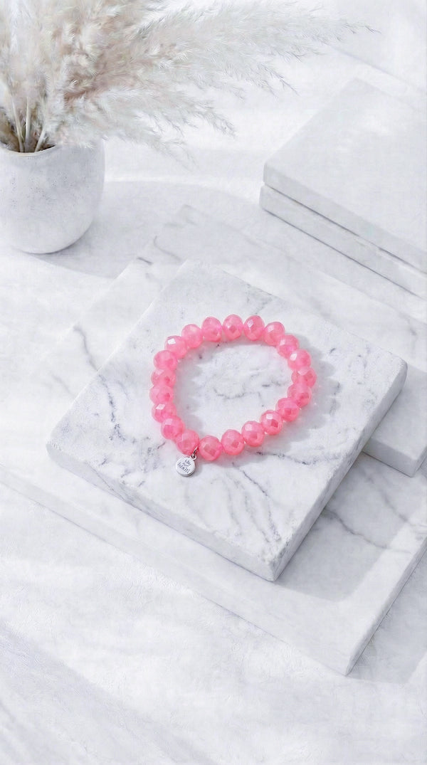 Perlenarmband Glittering *Pastell* (6 Farben)
