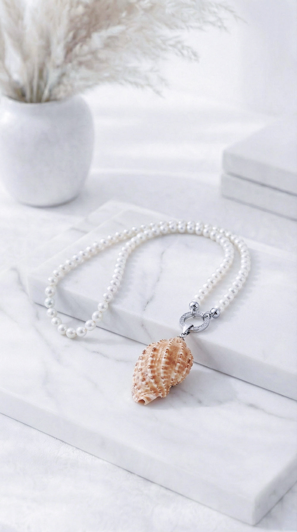 Halskette Tropical Muschel Charm