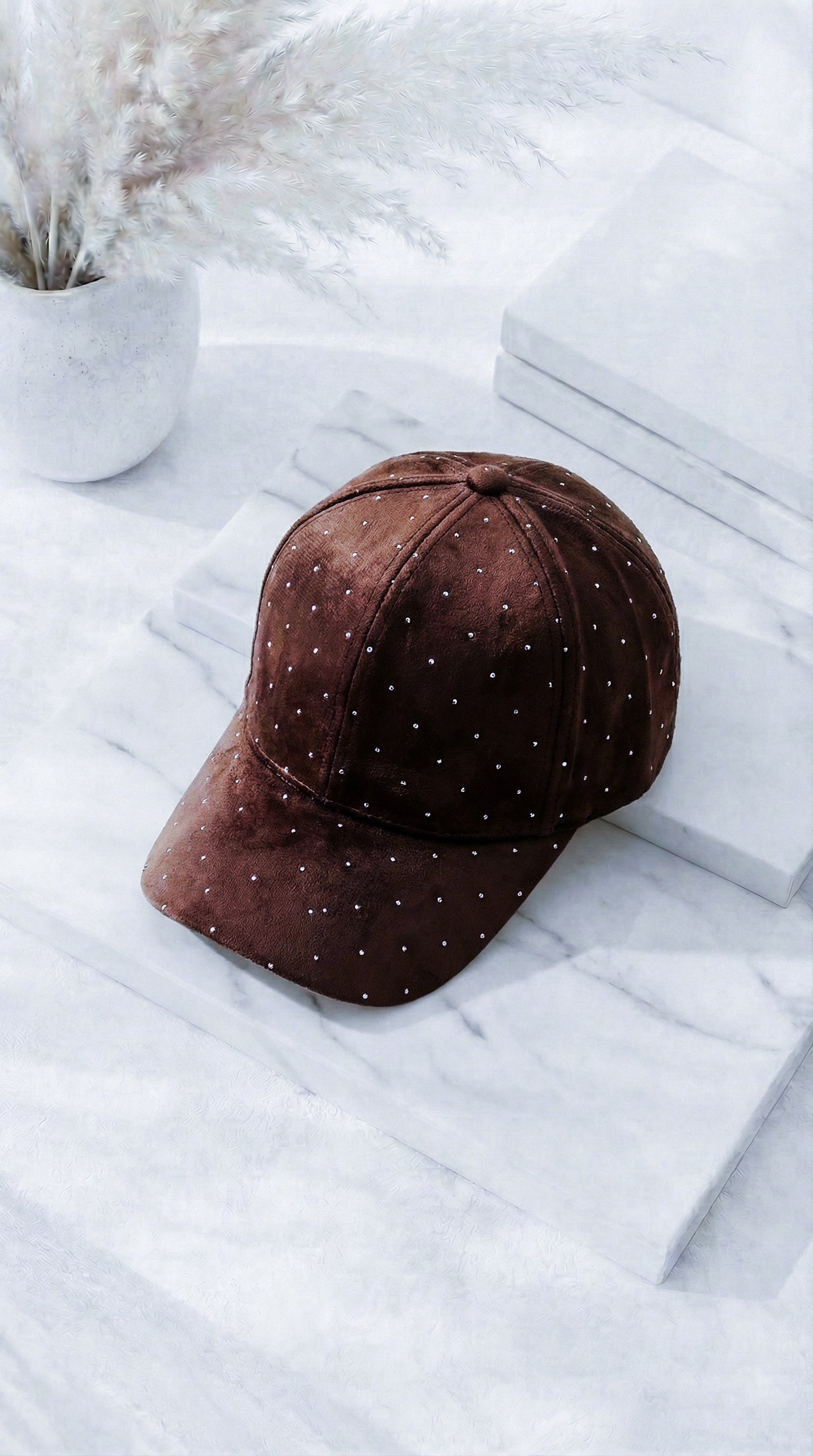 Kappe Satin Sparkle *Schoko*