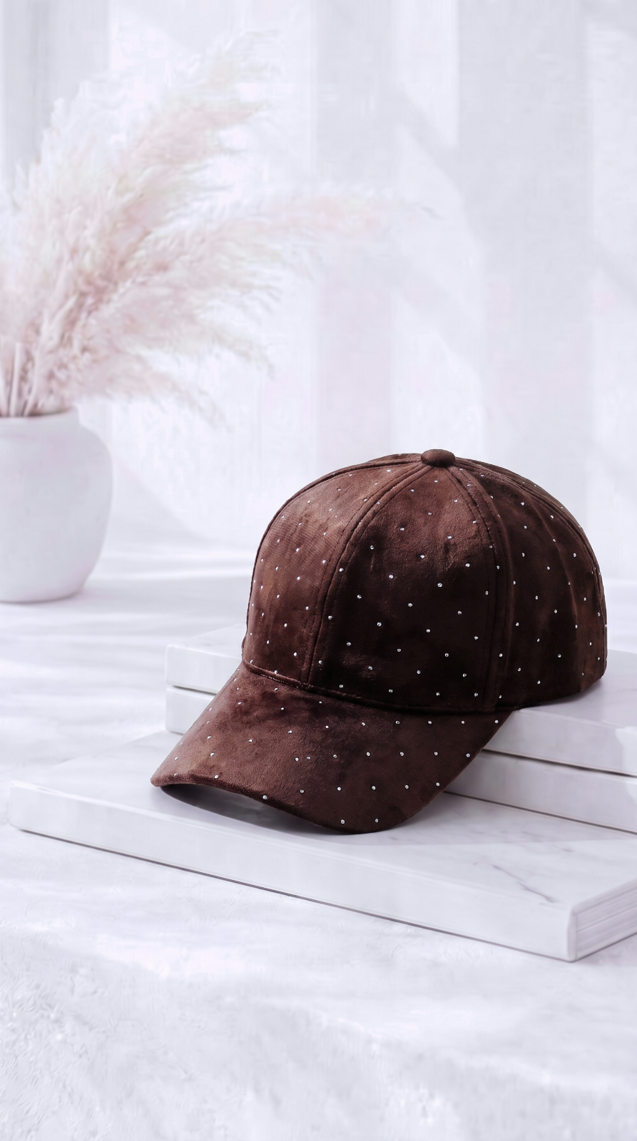 Kappe Satin Sparkle *Schoko*