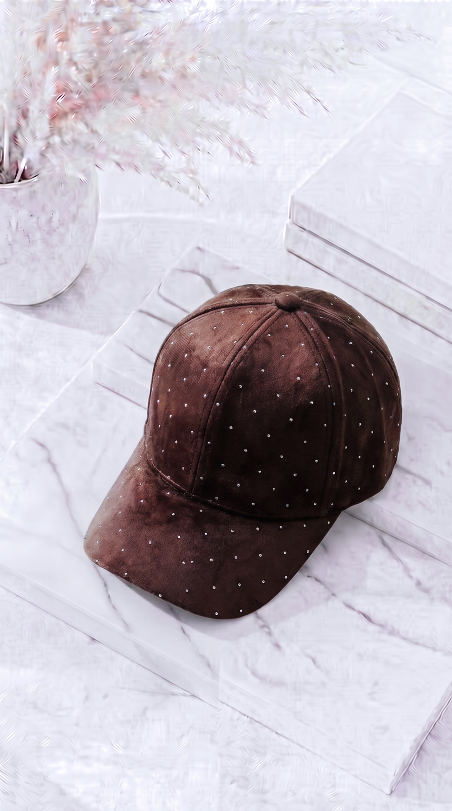 Kappe Satin Sparkle *Schoko*