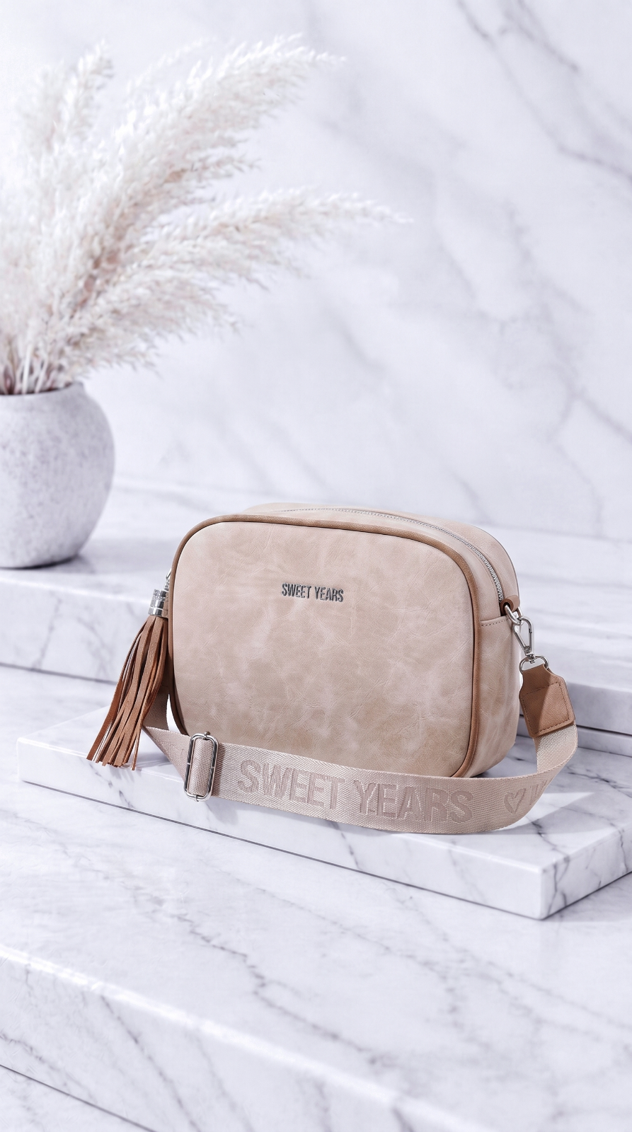 Kleine Handtasche Holiday Story *Creme*