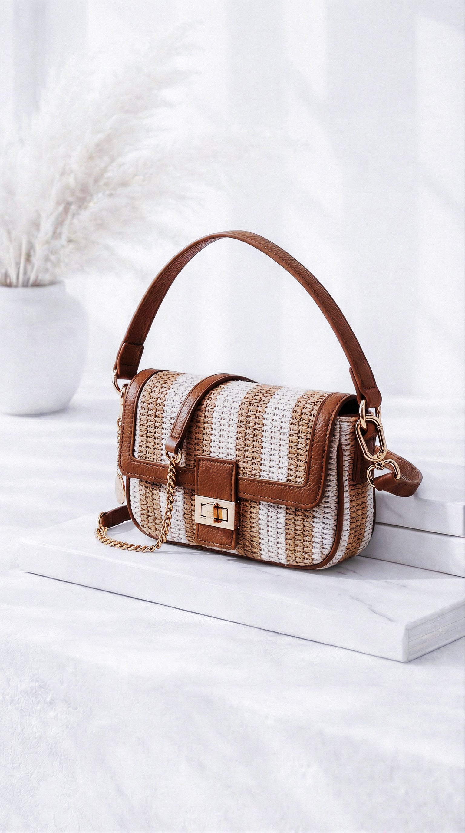 Kleine Handtasche Riviera *Camel*