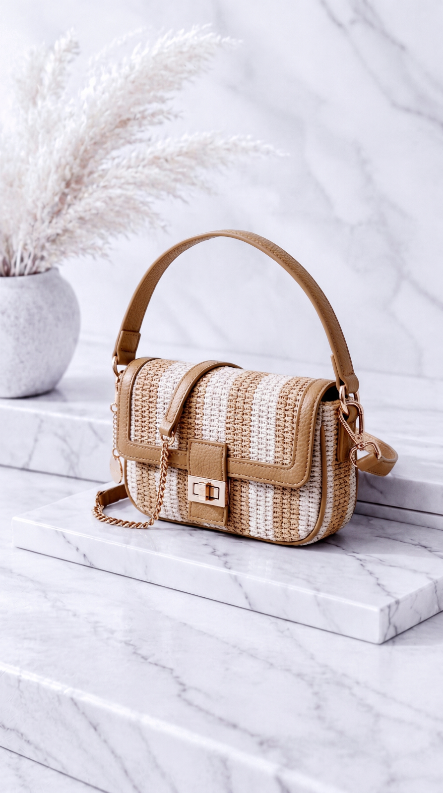 Kleine Handtasche Riviera *Camel*