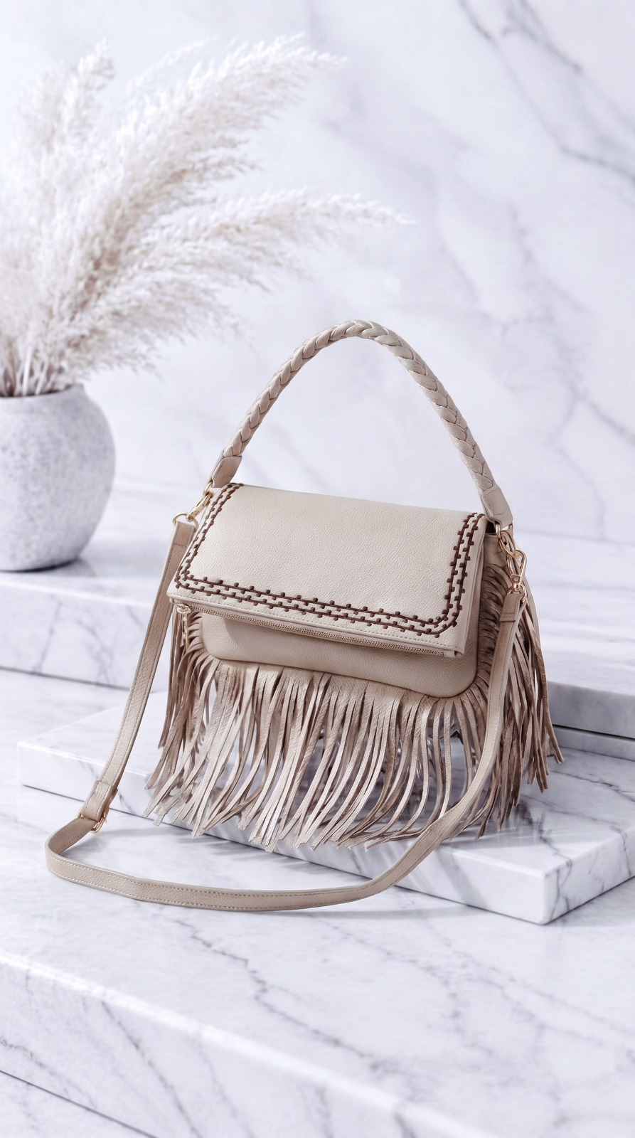 Kleine Umhängetasche Power Nomad *Beige*