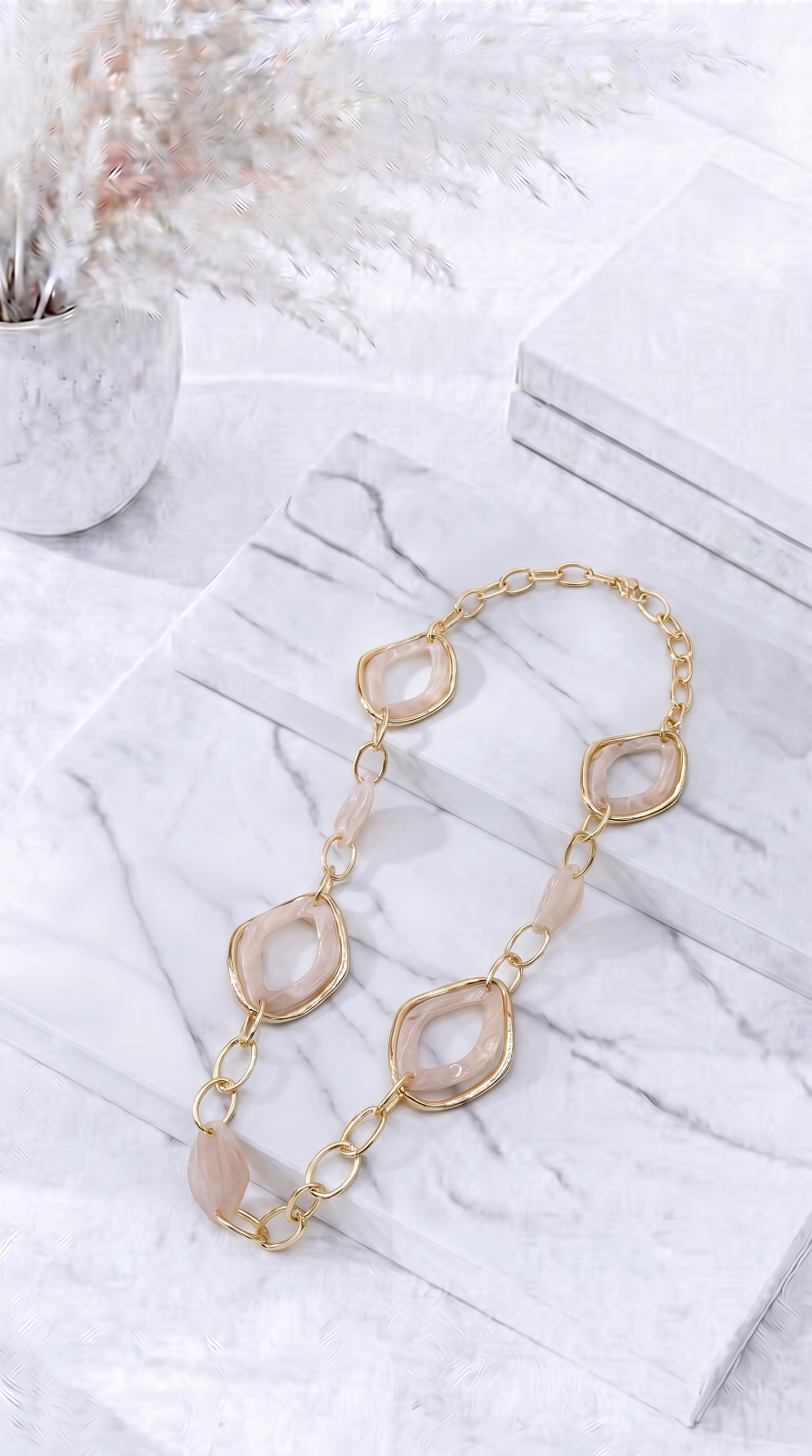 Lange Halskette Golden Blush Dream