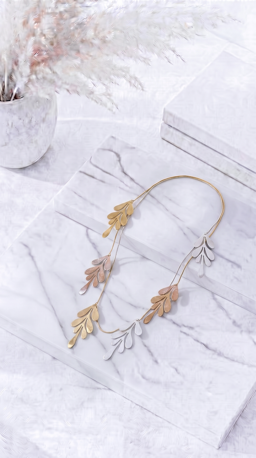 Lange Halskette Golden Forest